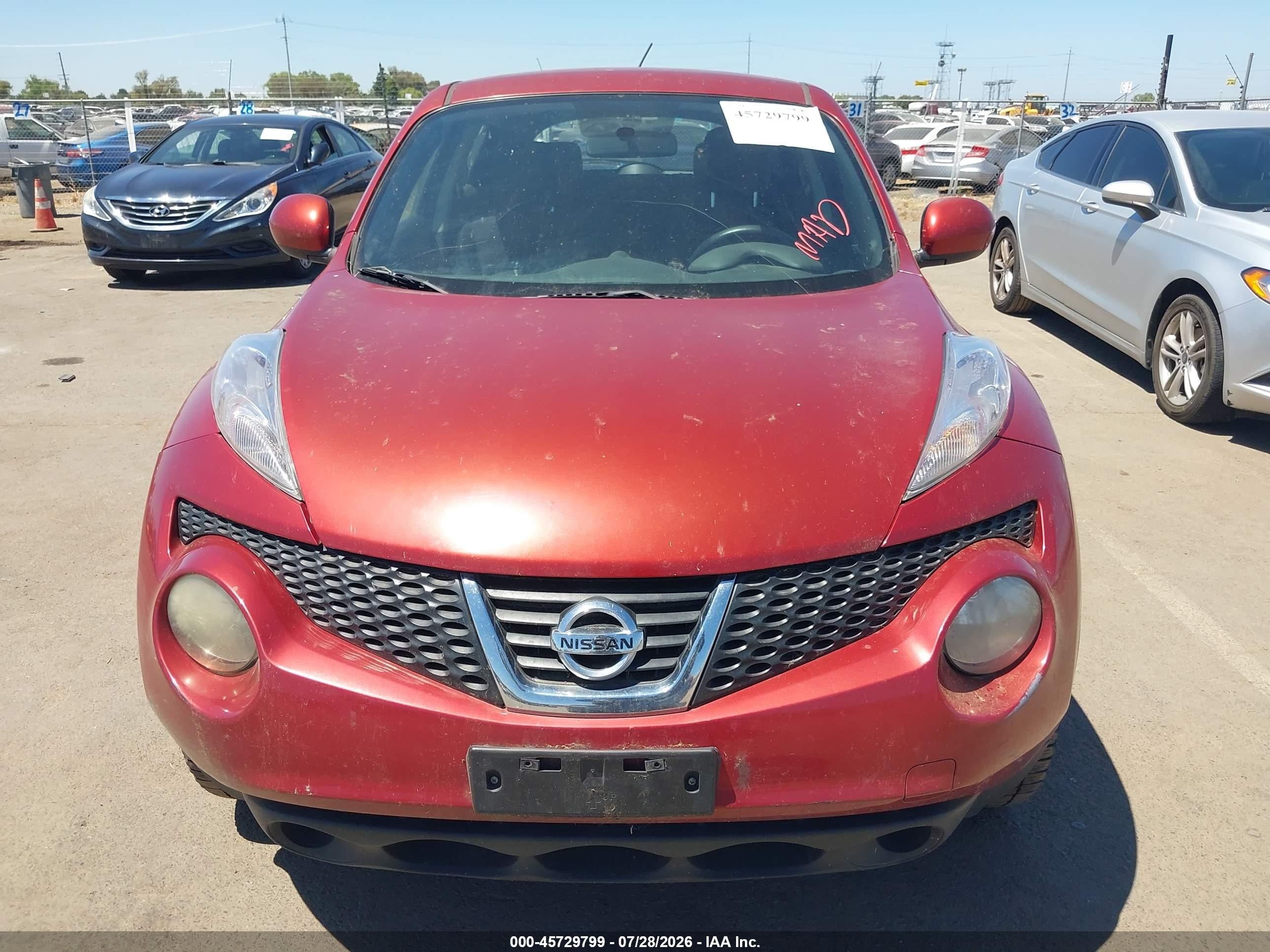 2011 Nissan Juke S Red vin: JN8AF5MR8BT022987
