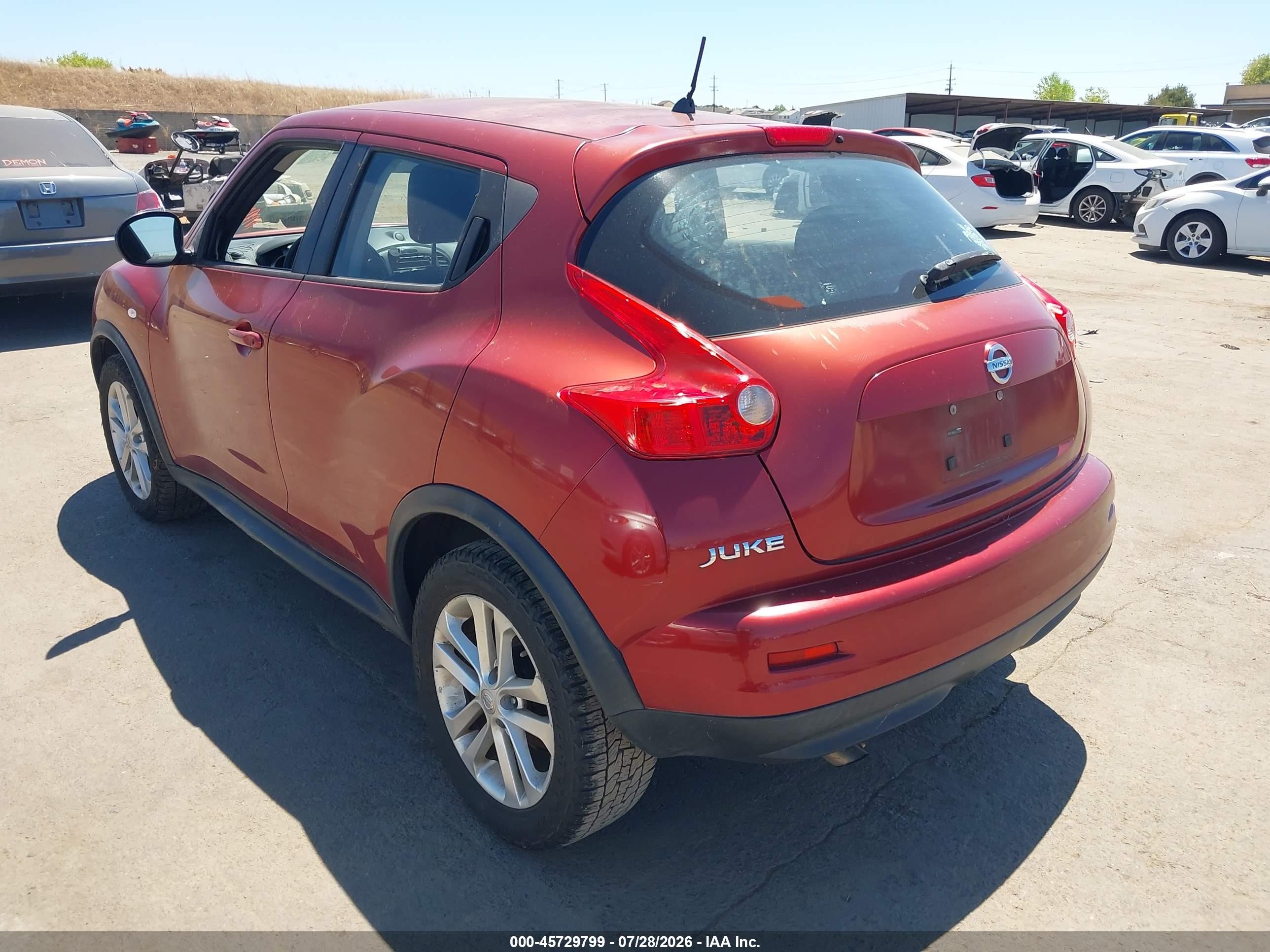 2011 Nissan Juke S Red vin: JN8AF5MR8BT022987