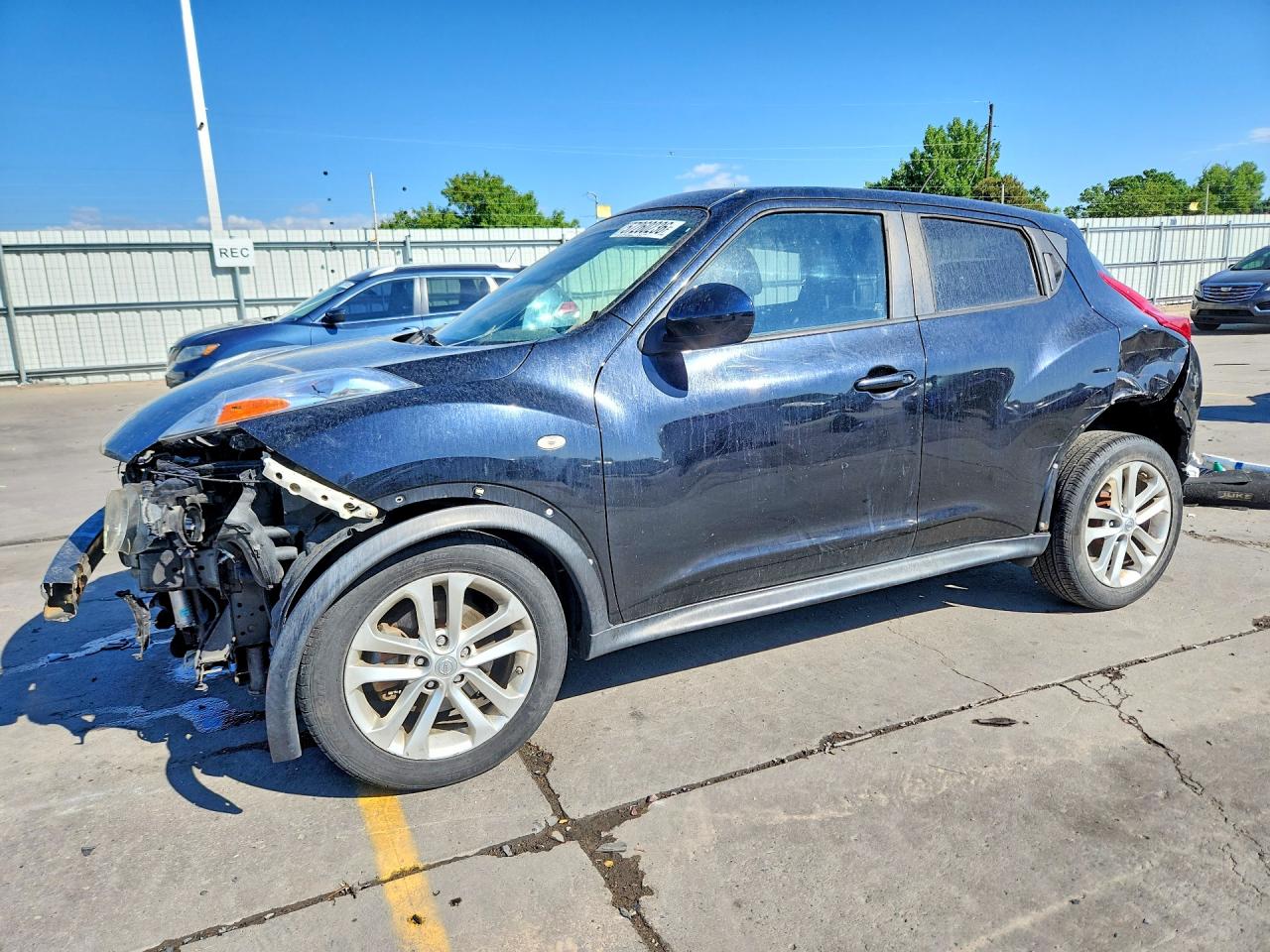2012 Nissan Juke S Черный vin: JN8AF5MR8CT101304