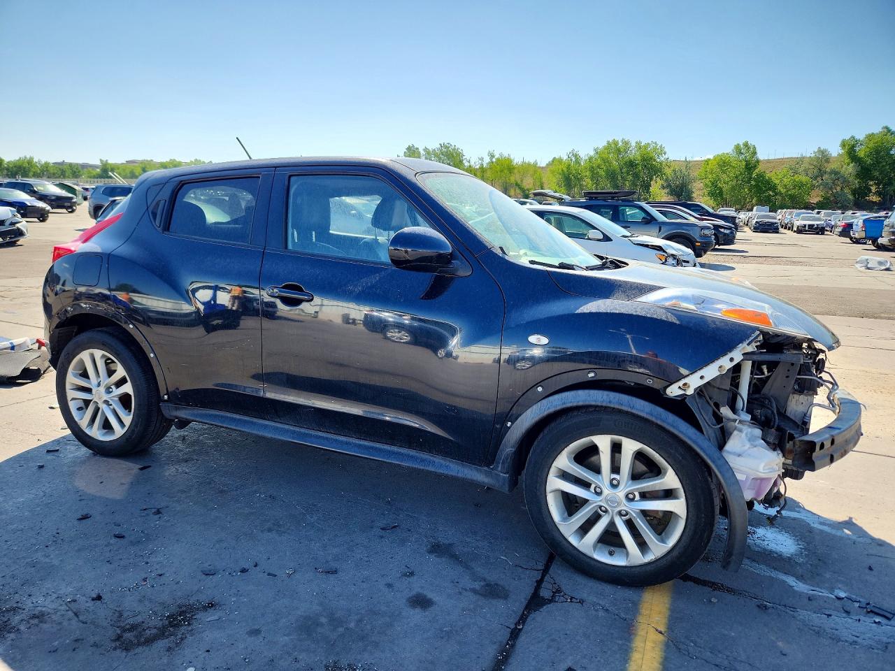 2012 Nissan Juke S Черный vin: JN8AF5MR8CT101304