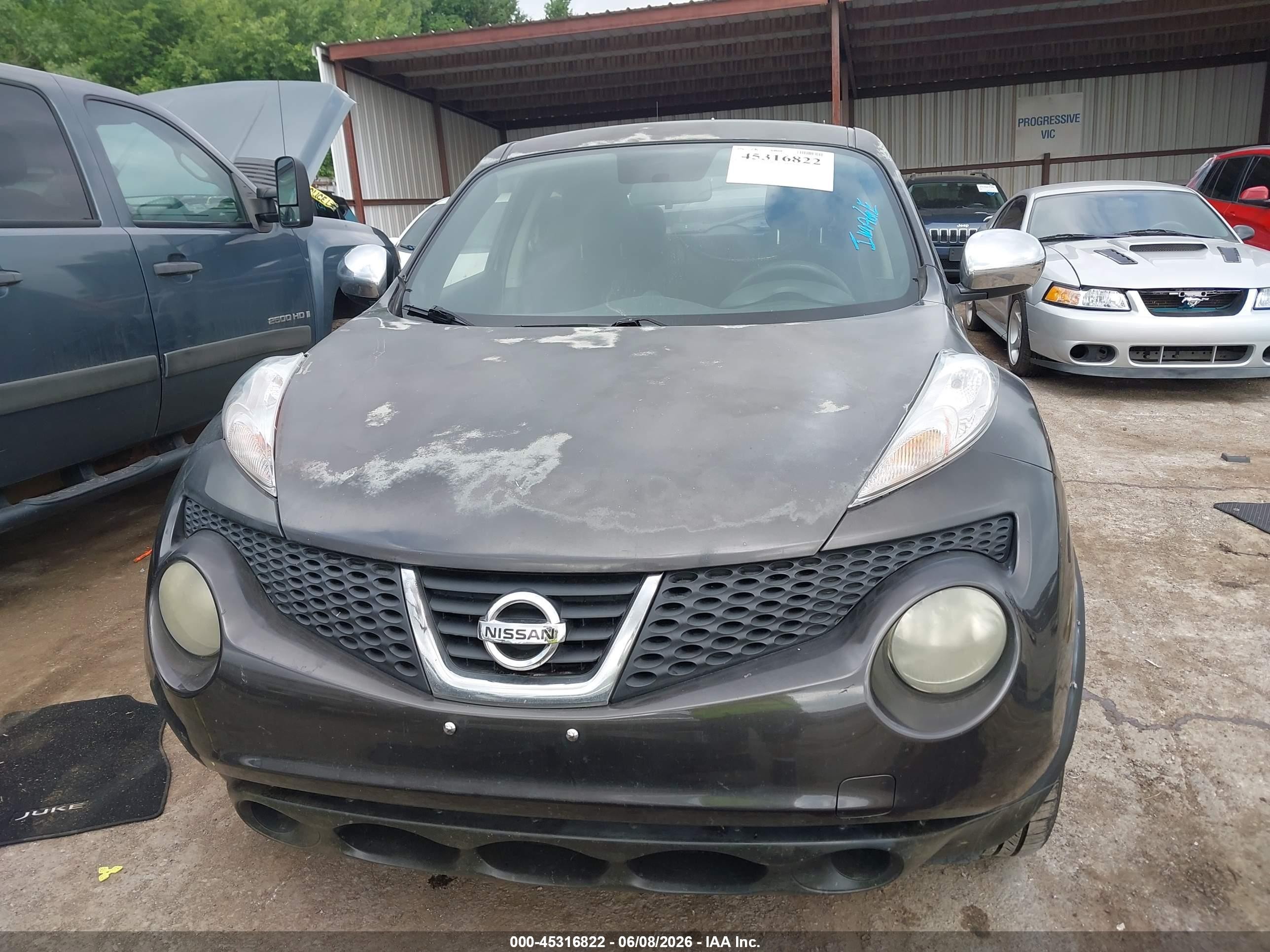 2012 Nissan Juke S Gray vin: JN8AF5MR8CT102839