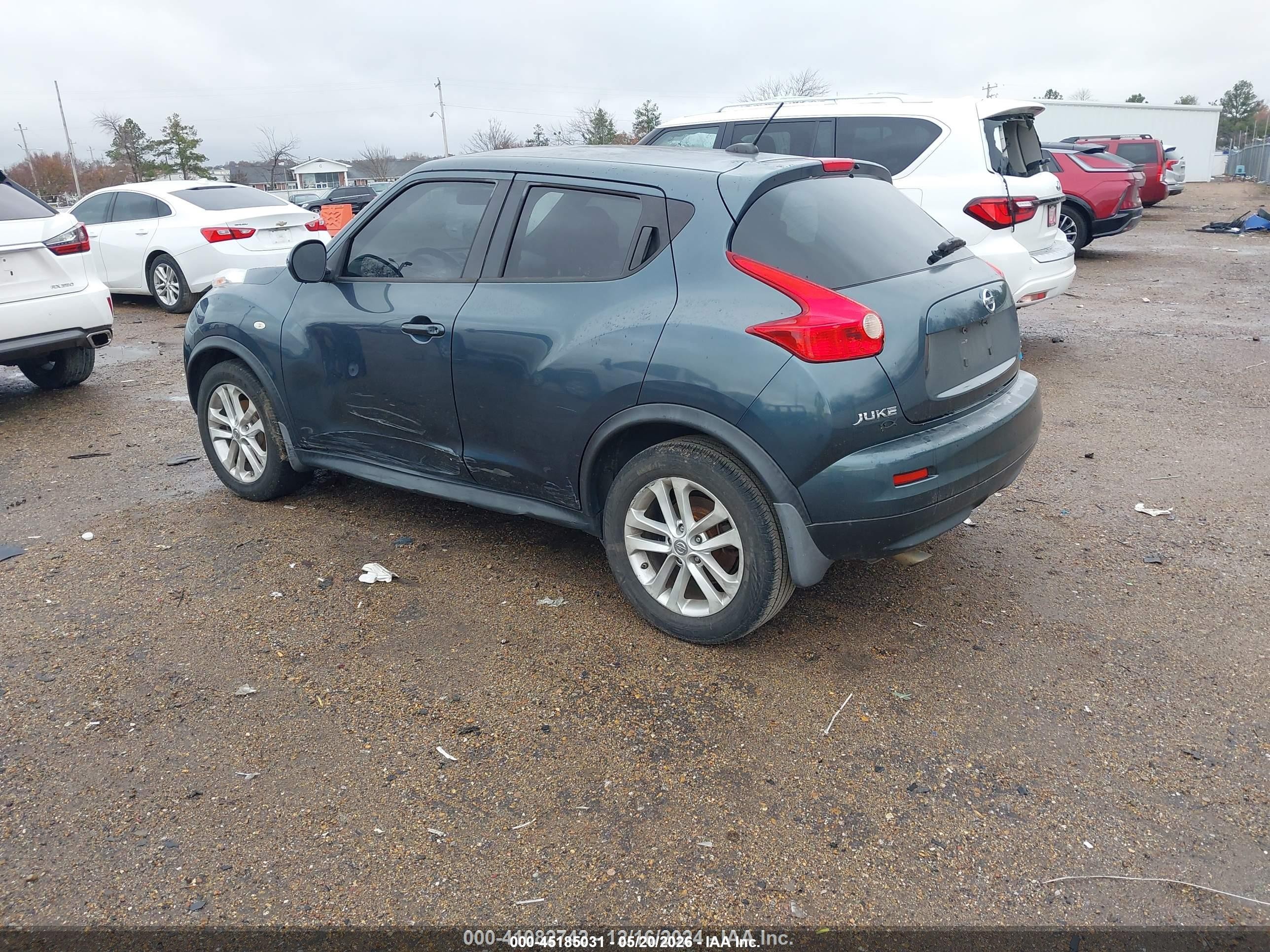 2012 Nissan Juke Sv Teal vin: JN8AF5MR8CT105417