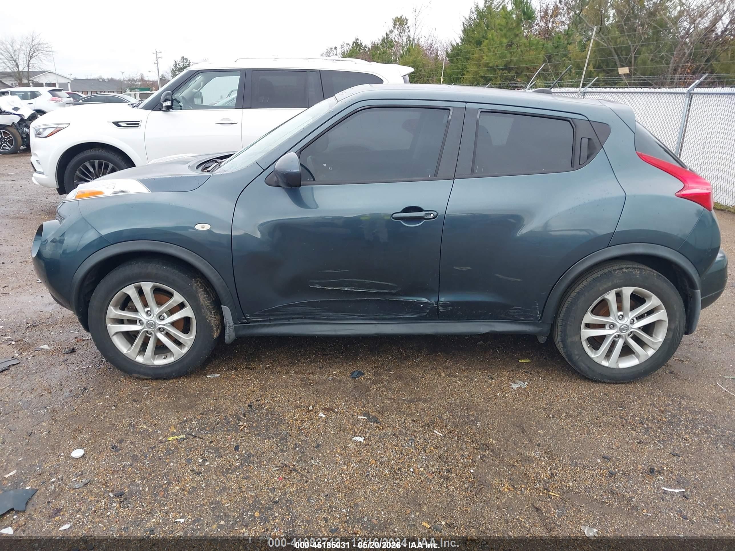 2012 Nissan Juke Sv Teal vin: JN8AF5MR8CT105417