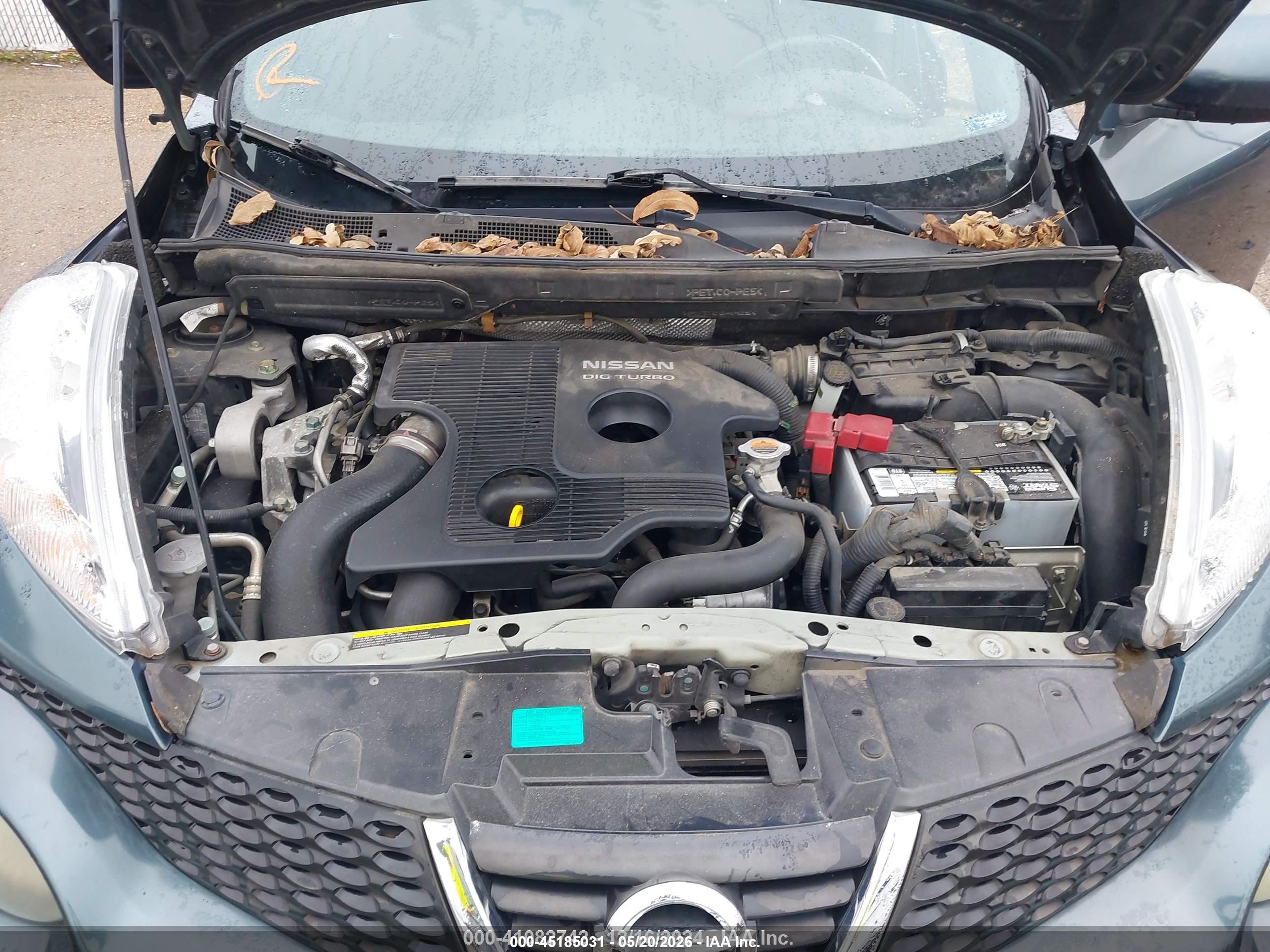 2012 Nissan Juke Sv Teal vin: JN8AF5MR8CT105417