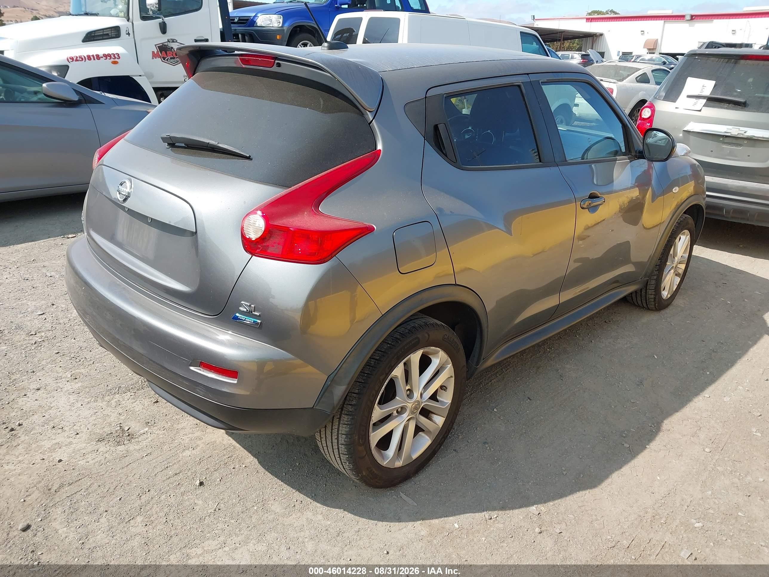2012 Nissan Juke Sl Gray vin: JN8AF5MR8CT108561