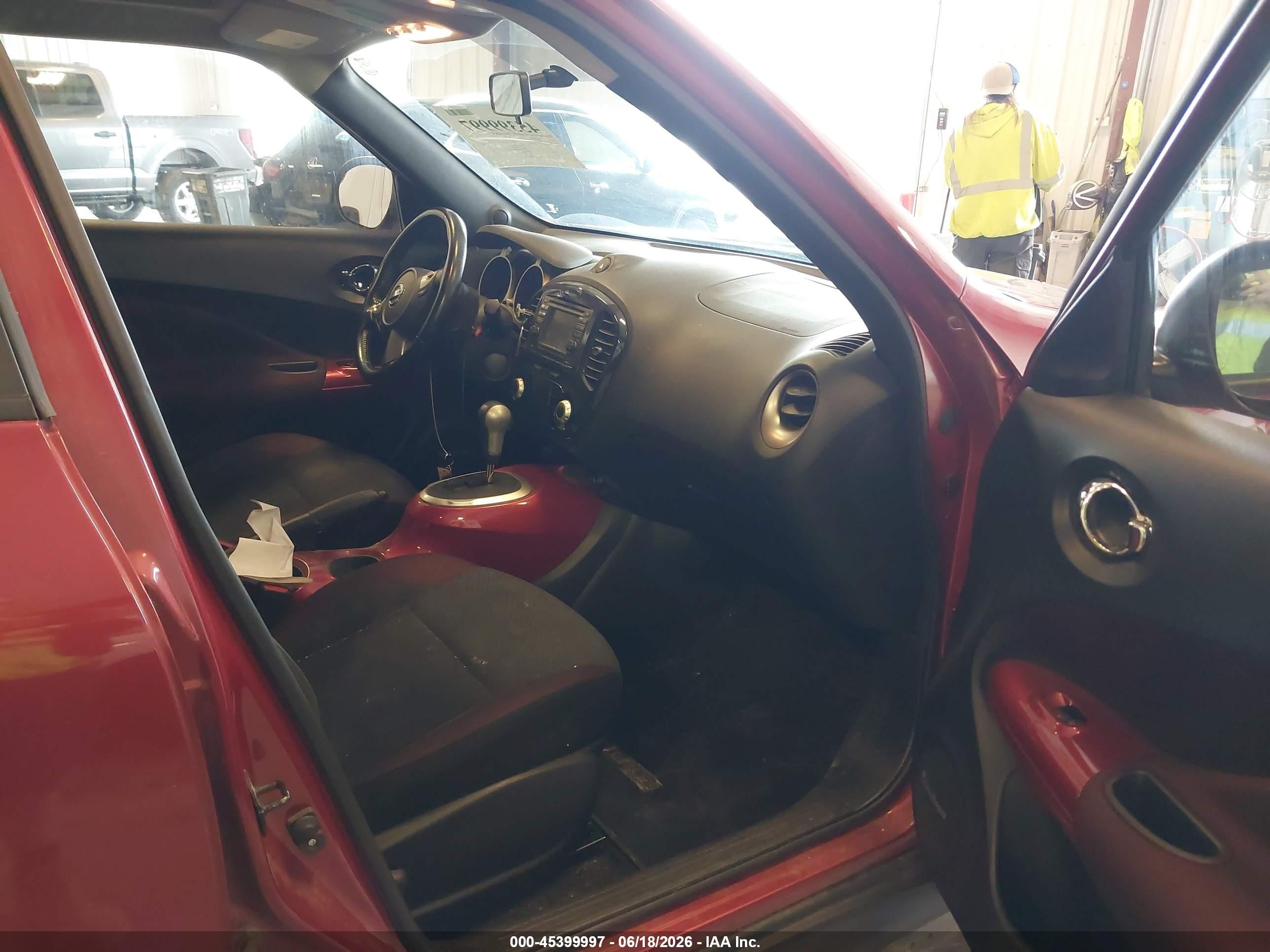 2013 Nissan Juke Sv Red vin: JN8AF5MR8DT202392
