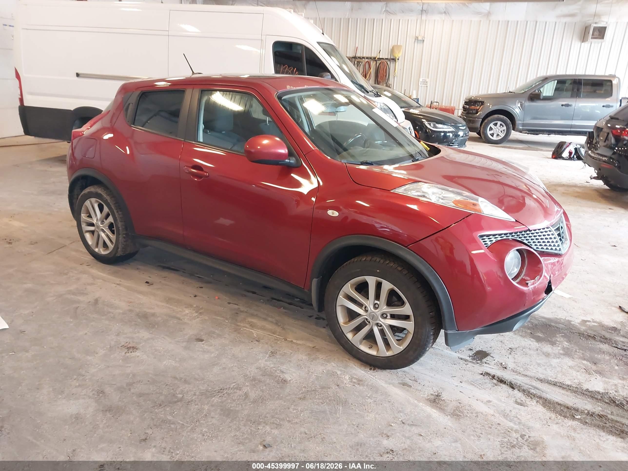 2013 Nissan Juke Sv Red vin: JN8AF5MR8DT202392