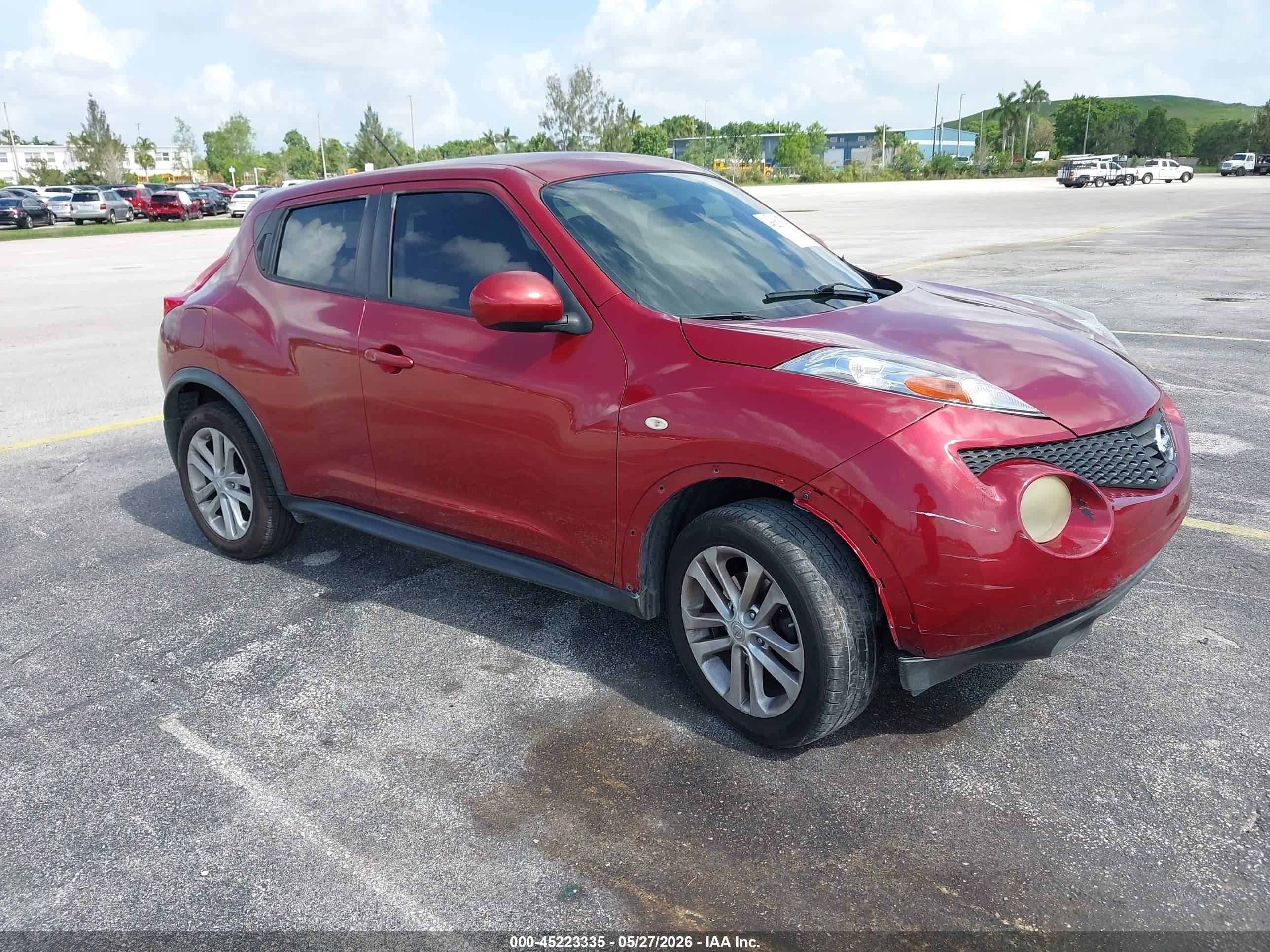 2013 Nissan Juke S Red vin: JN8AF5MR8DT211836