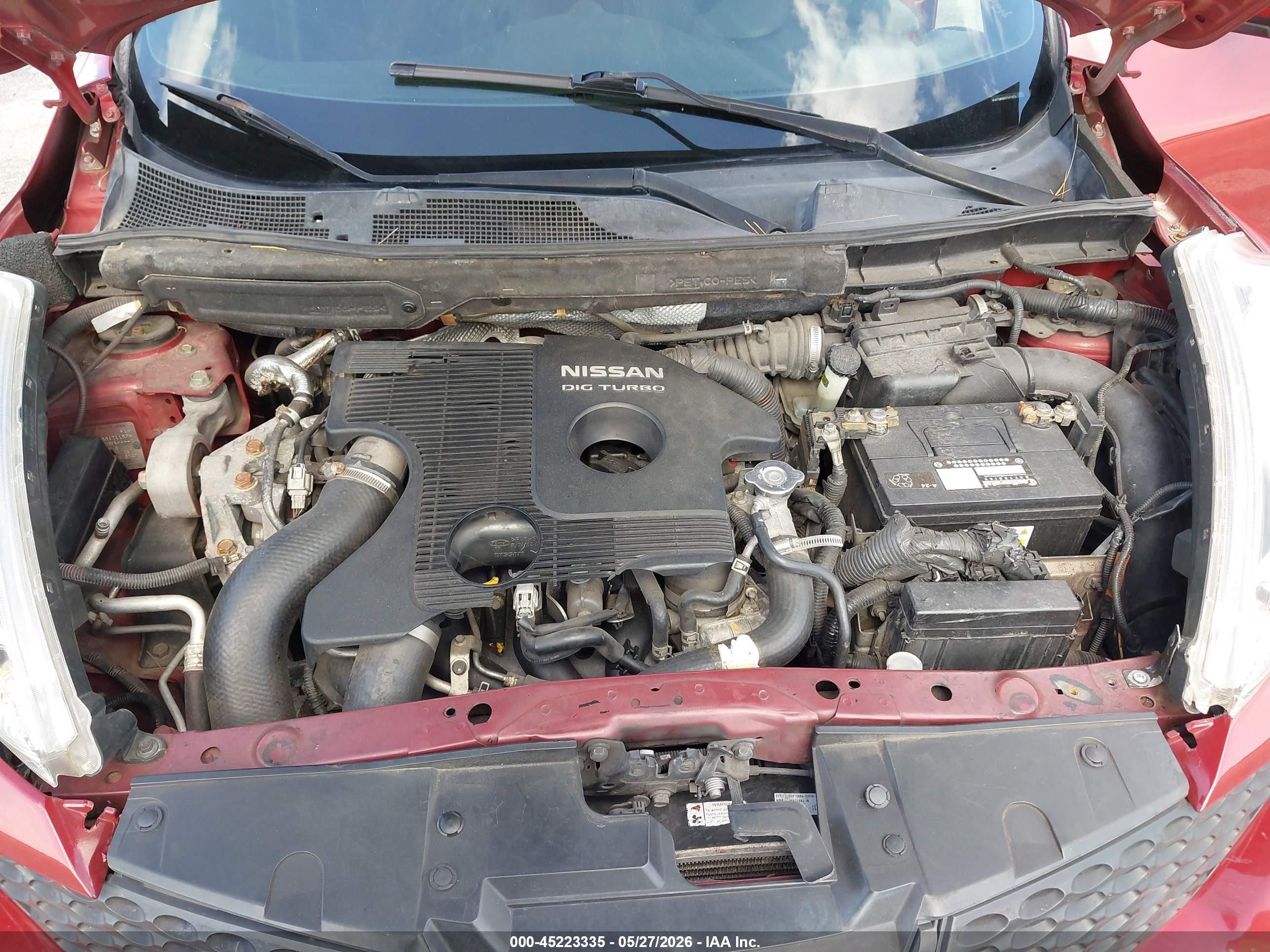 2013 Nissan Juke S Red vin: JN8AF5MR8DT211836