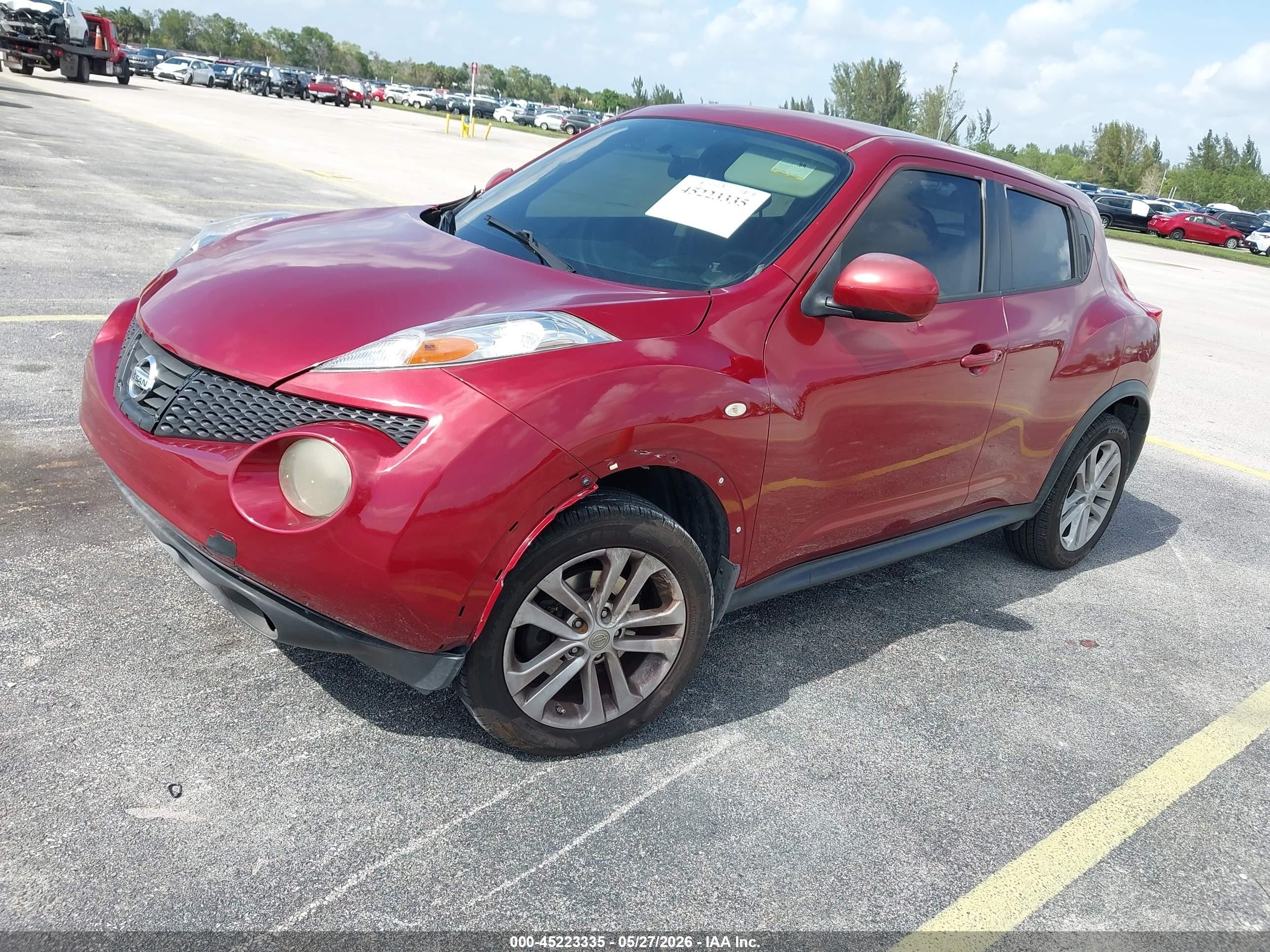 2013 Nissan Juke S Red vin: JN8AF5MR8DT211836