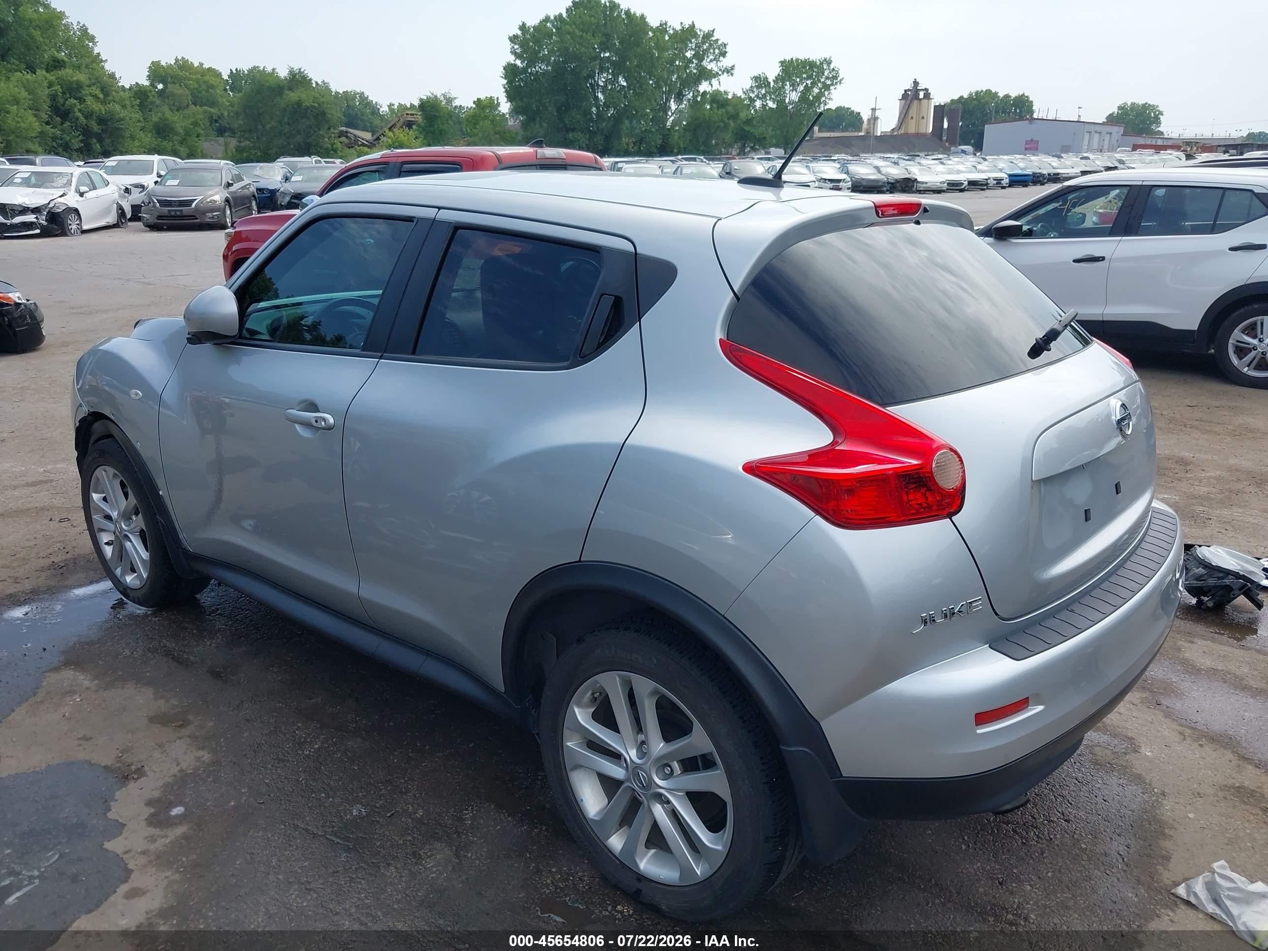 2013 Nissan Juke Sl Silver vin: JN8AF5MR8DT213196