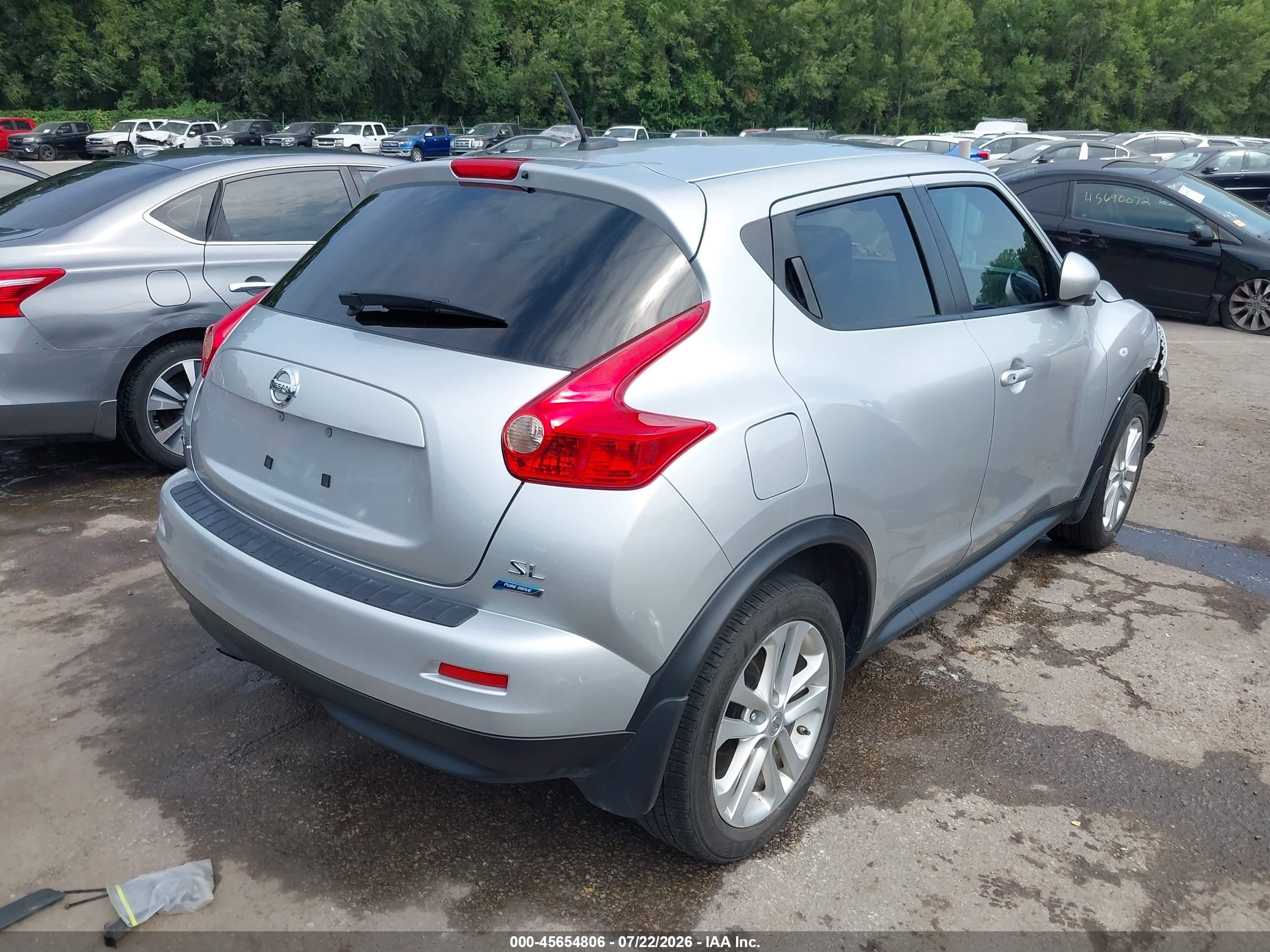 2013 Nissan Juke Sl Silver vin: JN8AF5MR8DT213196