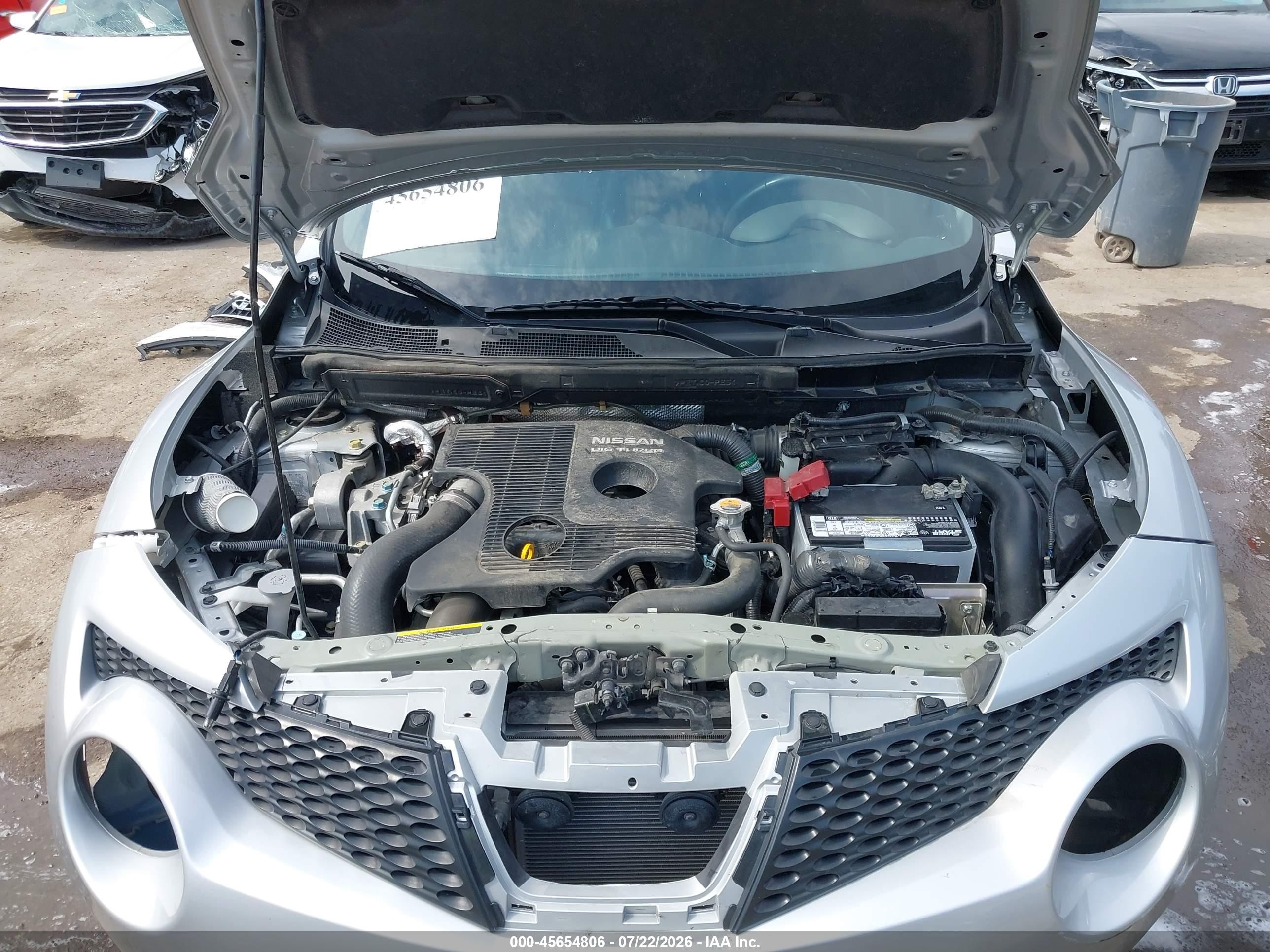2013 Nissan Juke Sl Silver vin: JN8AF5MR8DT213196
