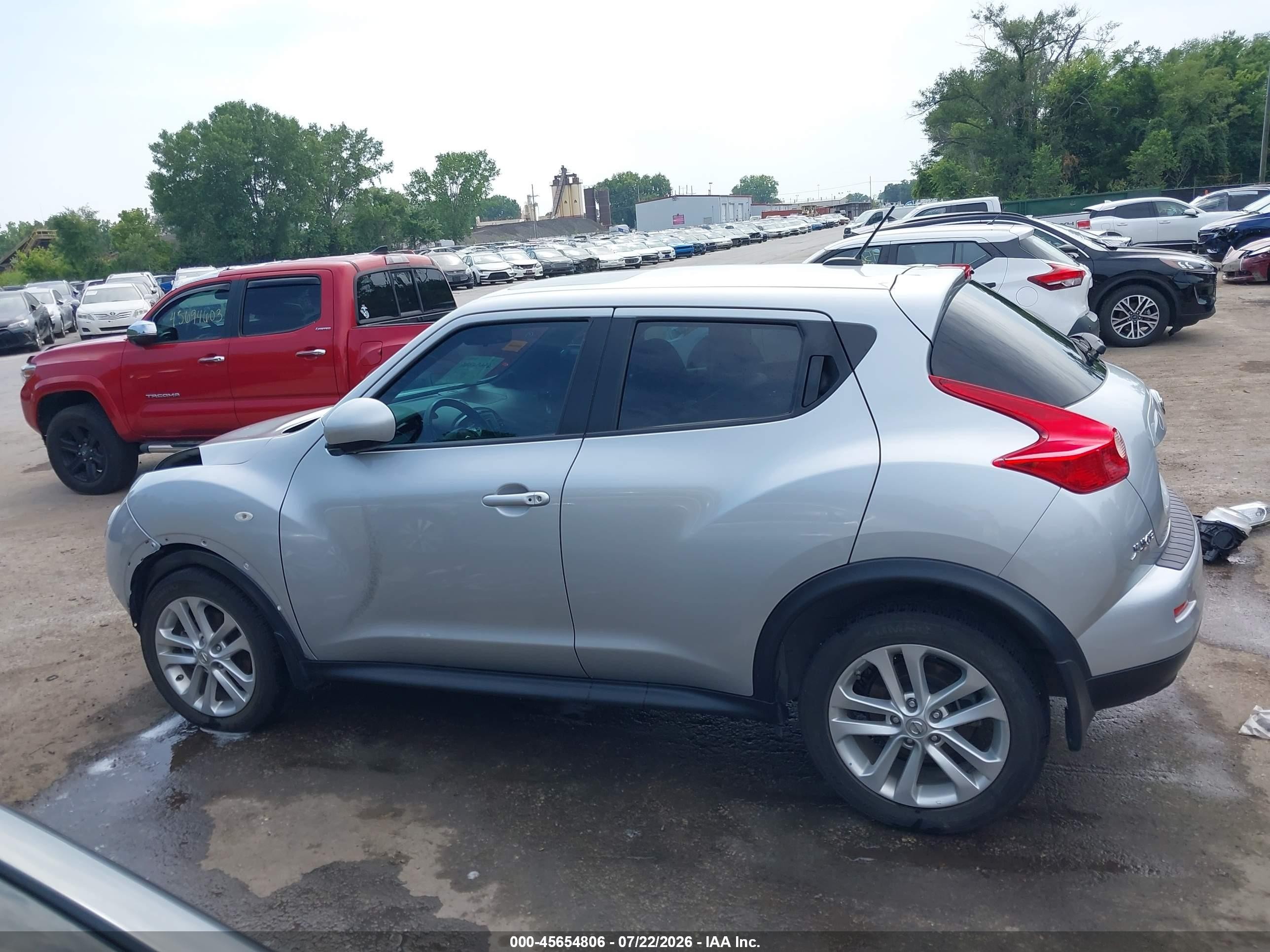 2013 Nissan Juke Sl Silver vin: JN8AF5MR8DT213196