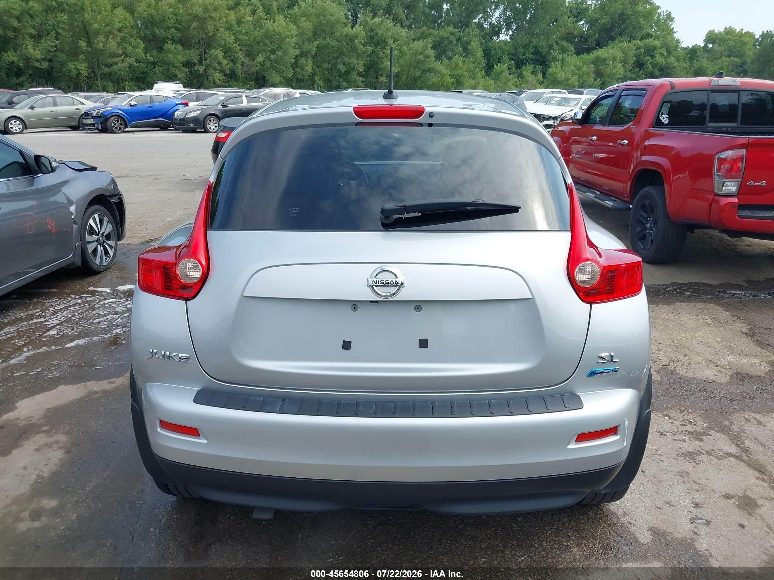 2013 Nissan Juke Sl Silver vin: JN8AF5MR8DT213196