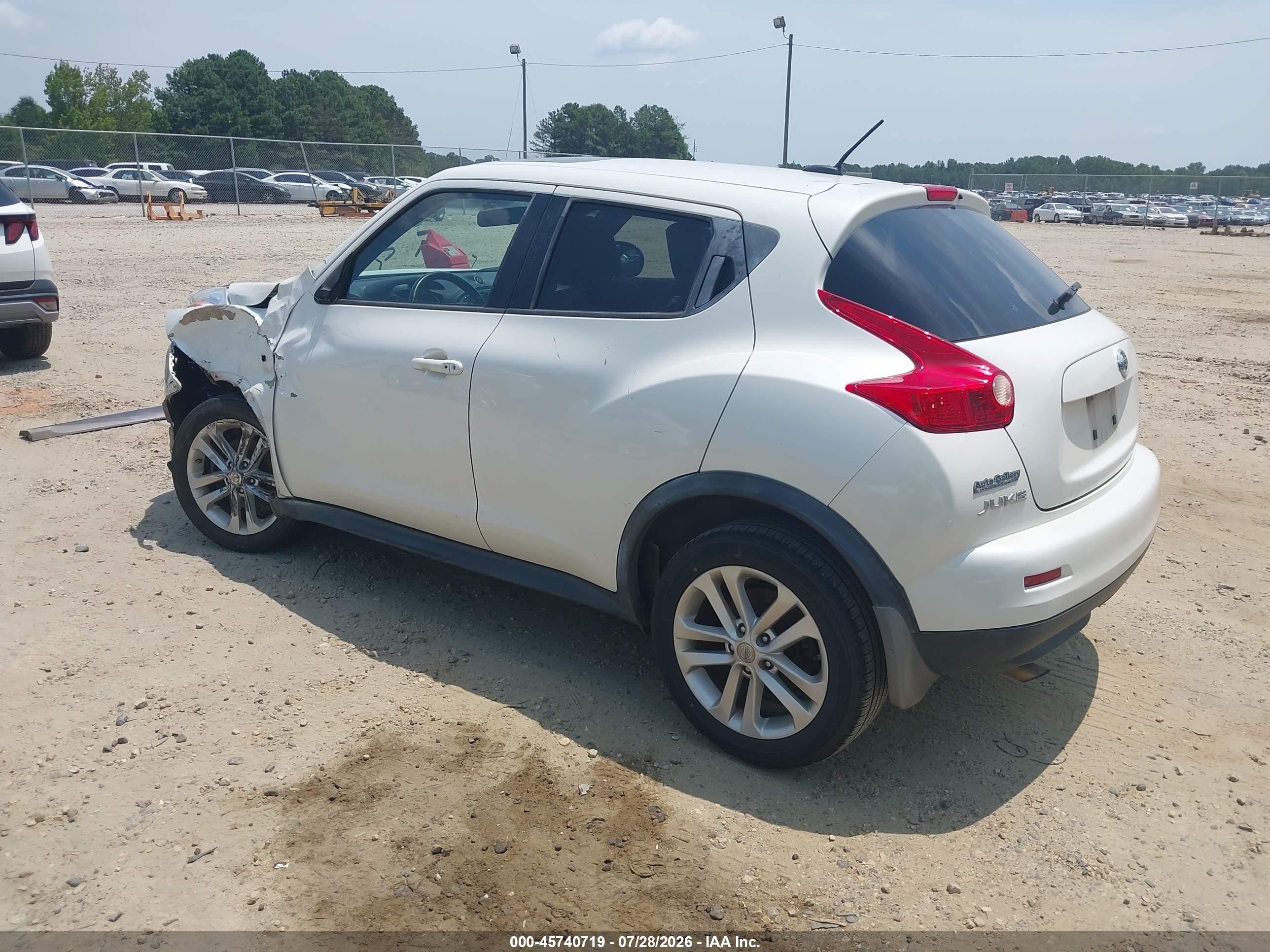 2013 Nissan Juke Sl White vin: JN8AF5MR8DT219547