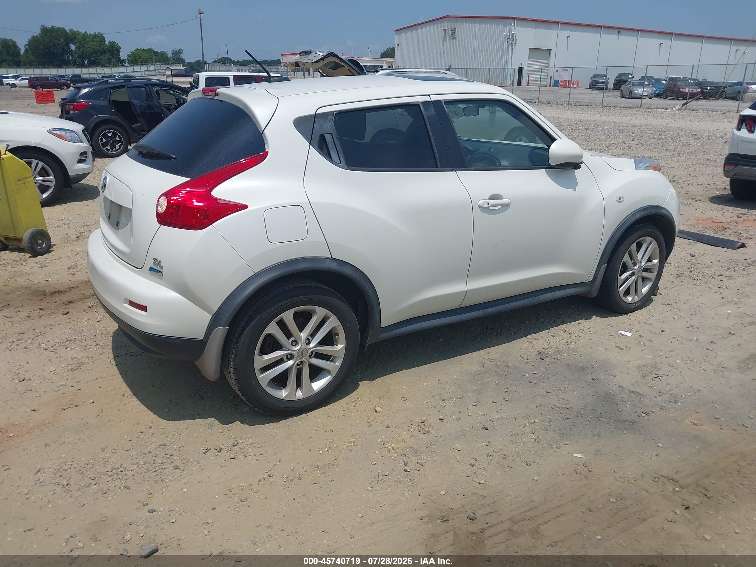 2013 Nissan Juke Sl White vin: JN8AF5MR8DT219547