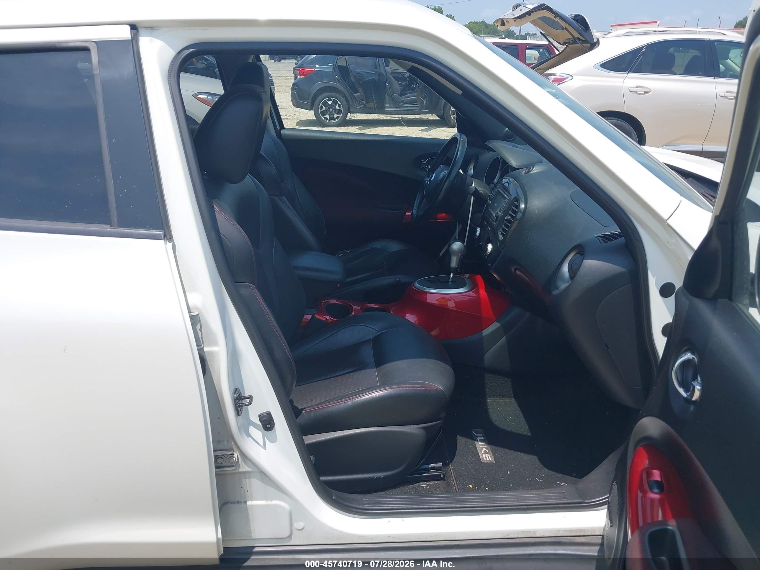 2013 Nissan Juke Sl White vin: JN8AF5MR8DT219547