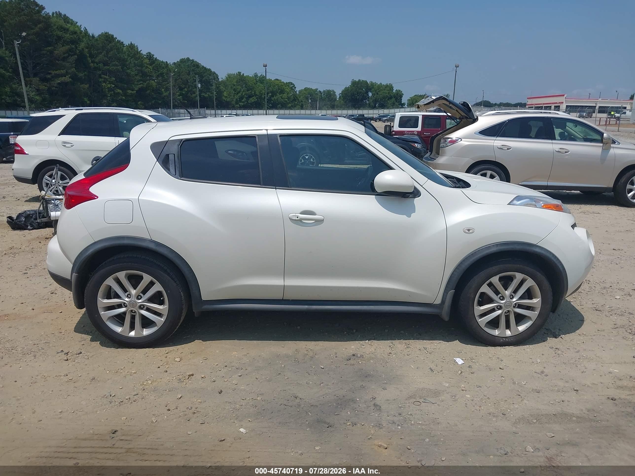 2013 Nissan Juke Sl White vin: JN8AF5MR8DT219547