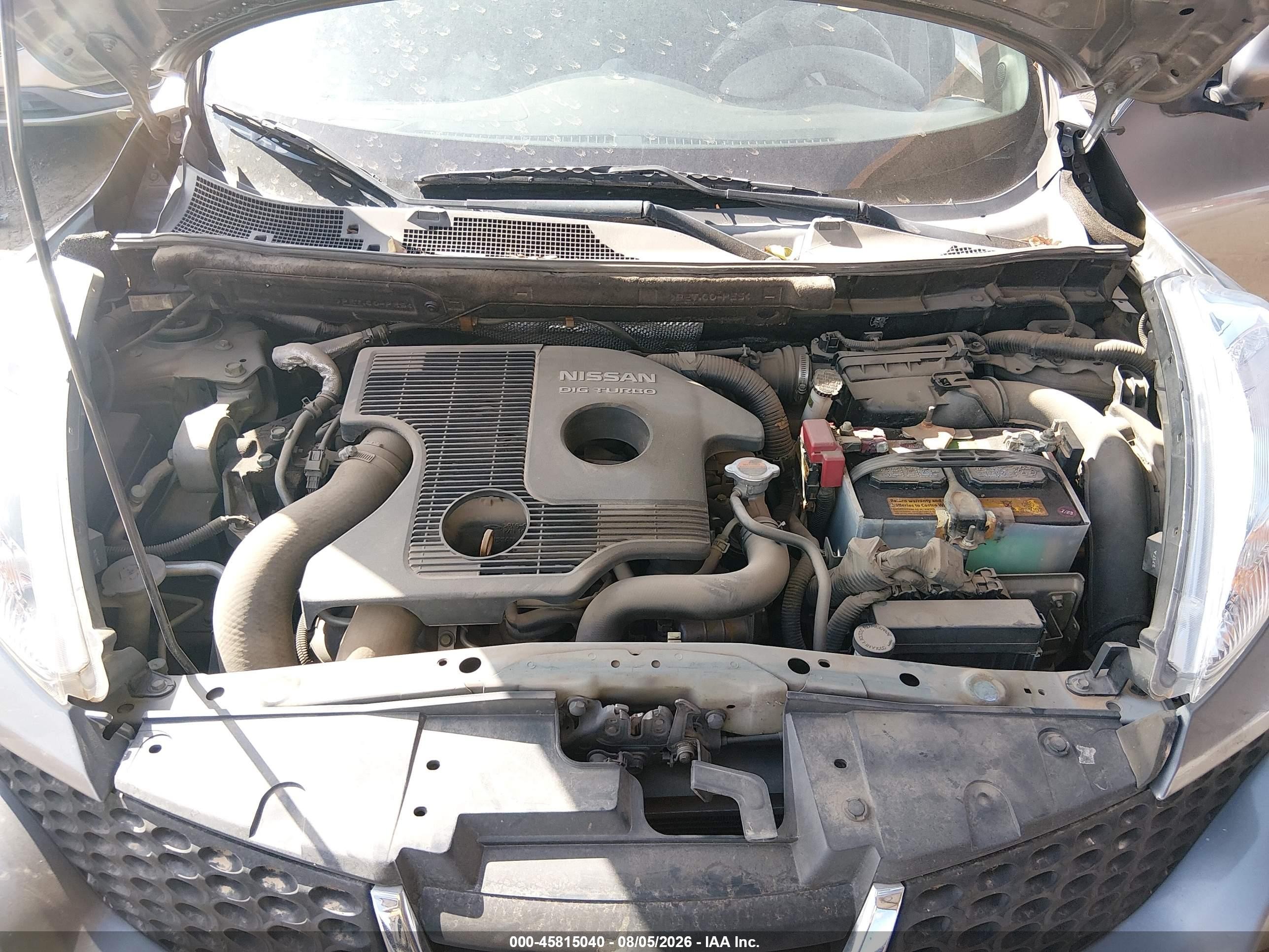 2013 Nissan Juke S Серый vin: JN8AF5MR8DT225963