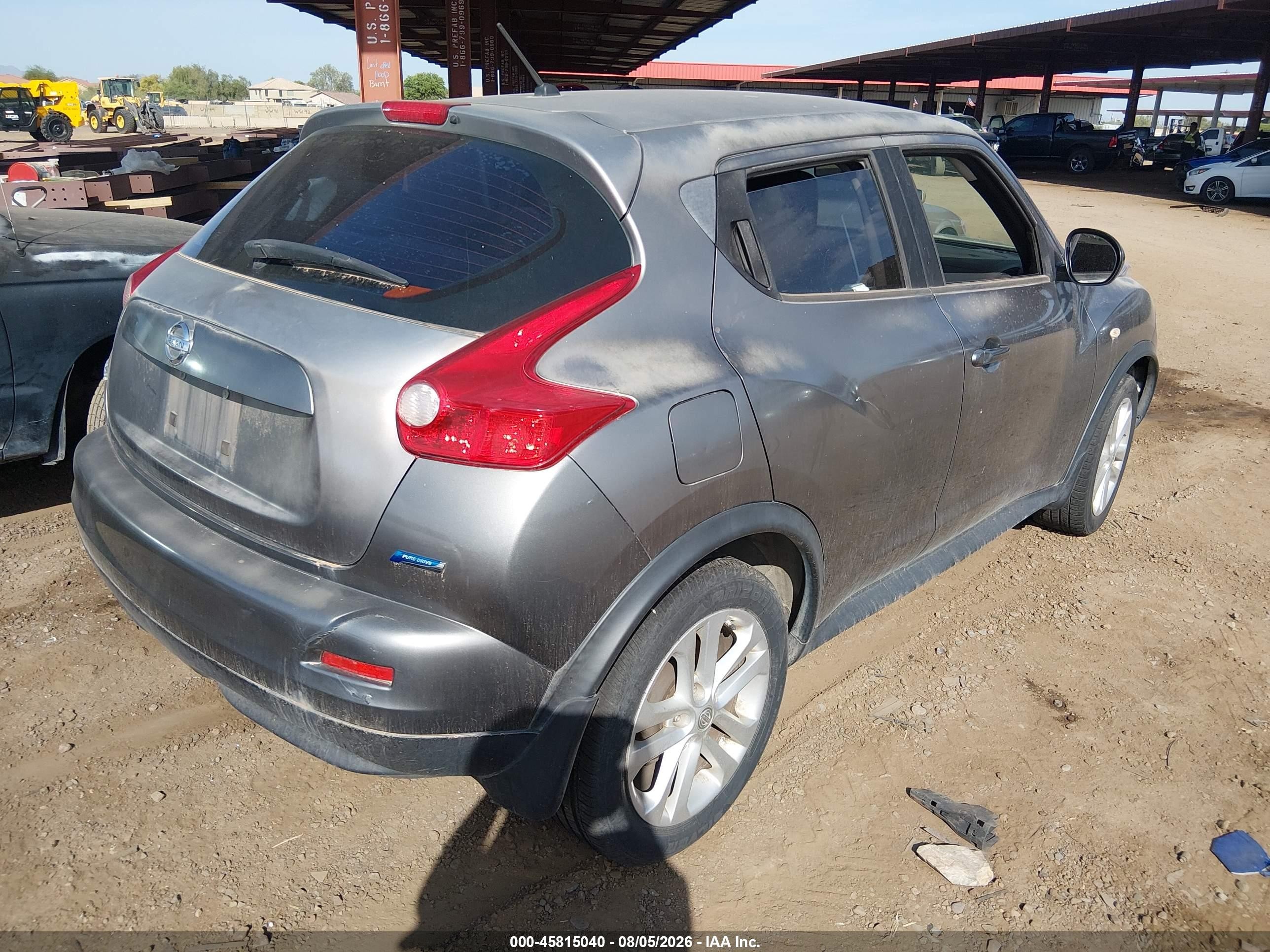 2013 Nissan Juke S Серый vin: JN8AF5MR8DT225963