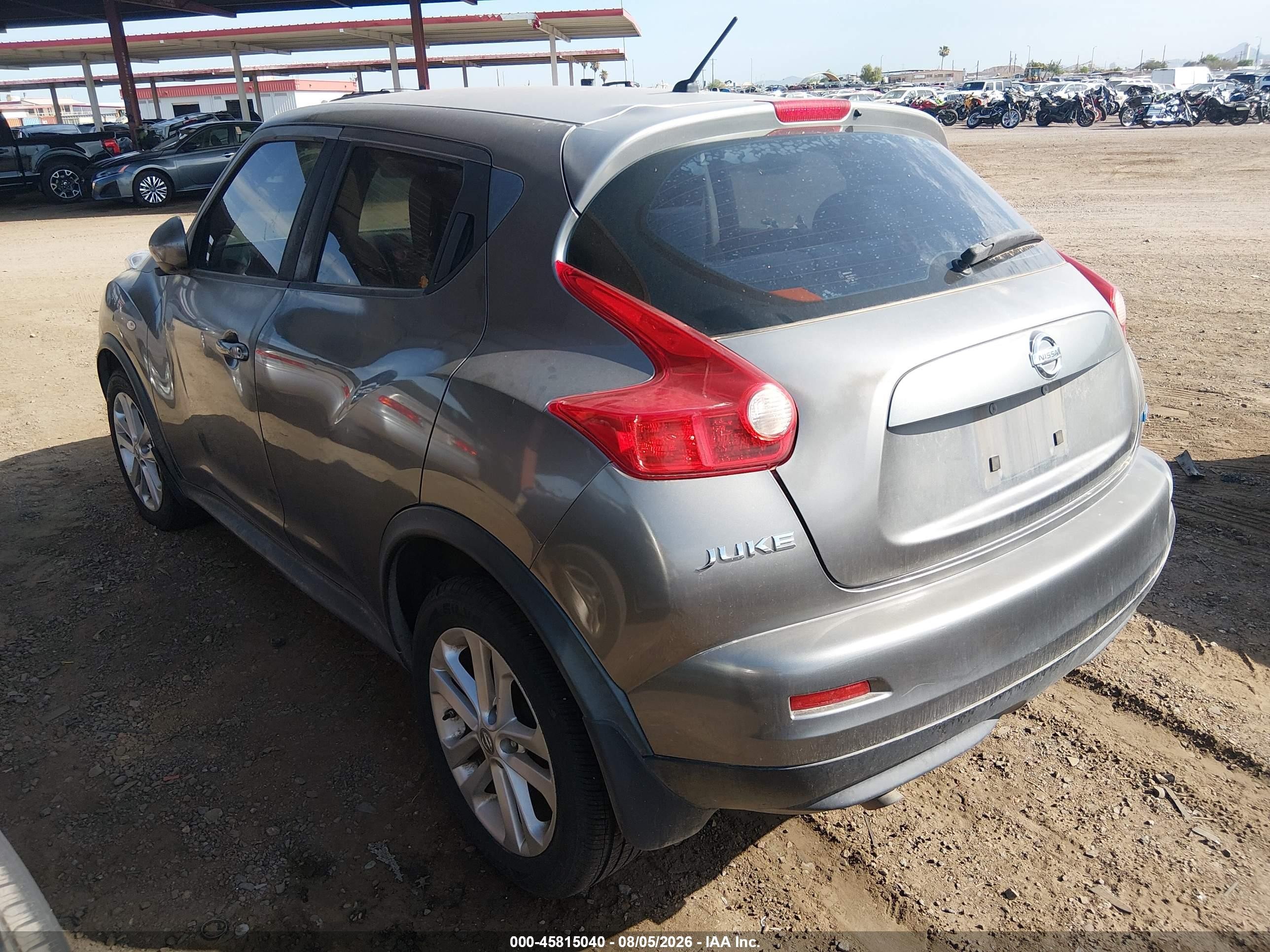 2013 Nissan Juke S Серый vin: JN8AF5MR8DT225963