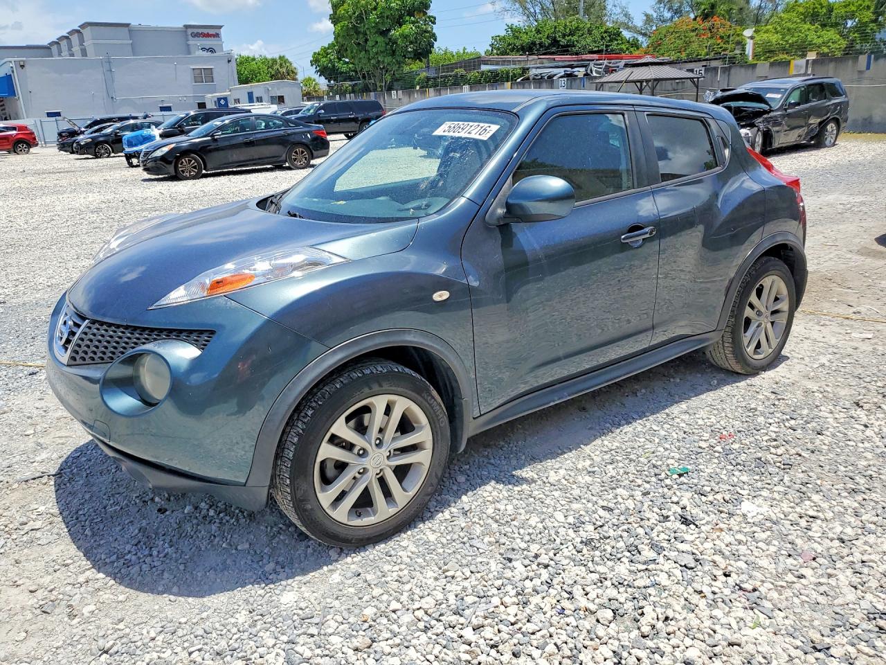2014 Nissan Juke S Blue vin: JN8AF5MR8ET352911