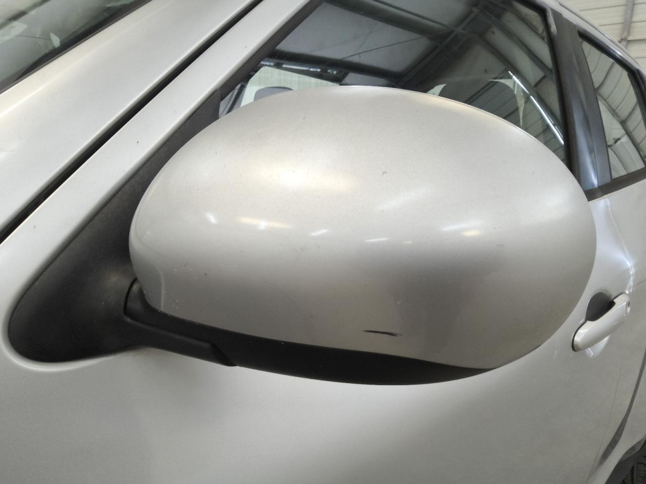 2014 Nissan Juke S Silver vin: JN8AF5MR8ET353959 Damage: Left Front Mirror Housing, Multiple Scratches Heavy, 2