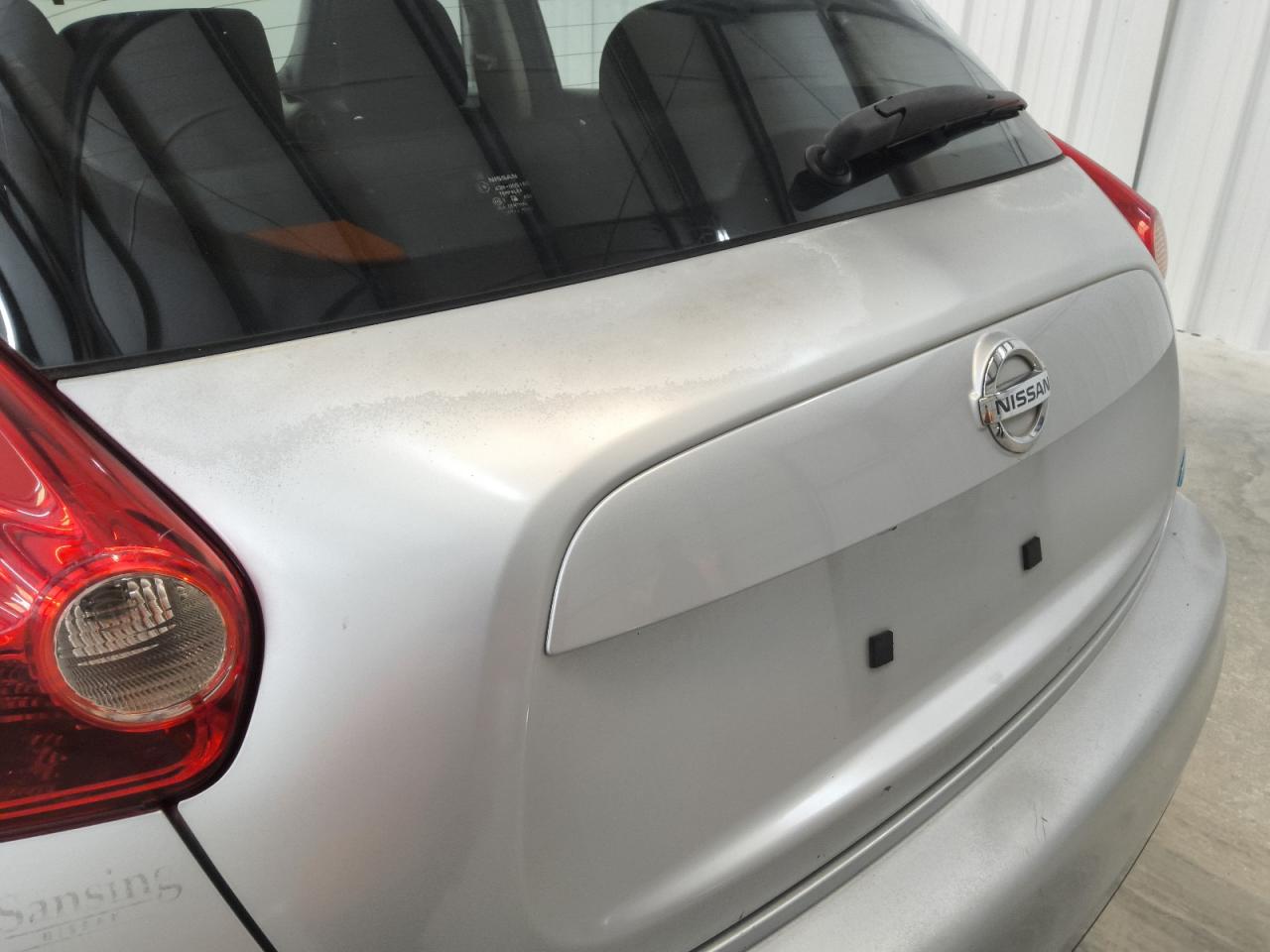 2014 Nissan Juke S Silver vin: JN8AF5MR8ET353959 Damage: Lift Gate, Oxidized, > 12 Inches