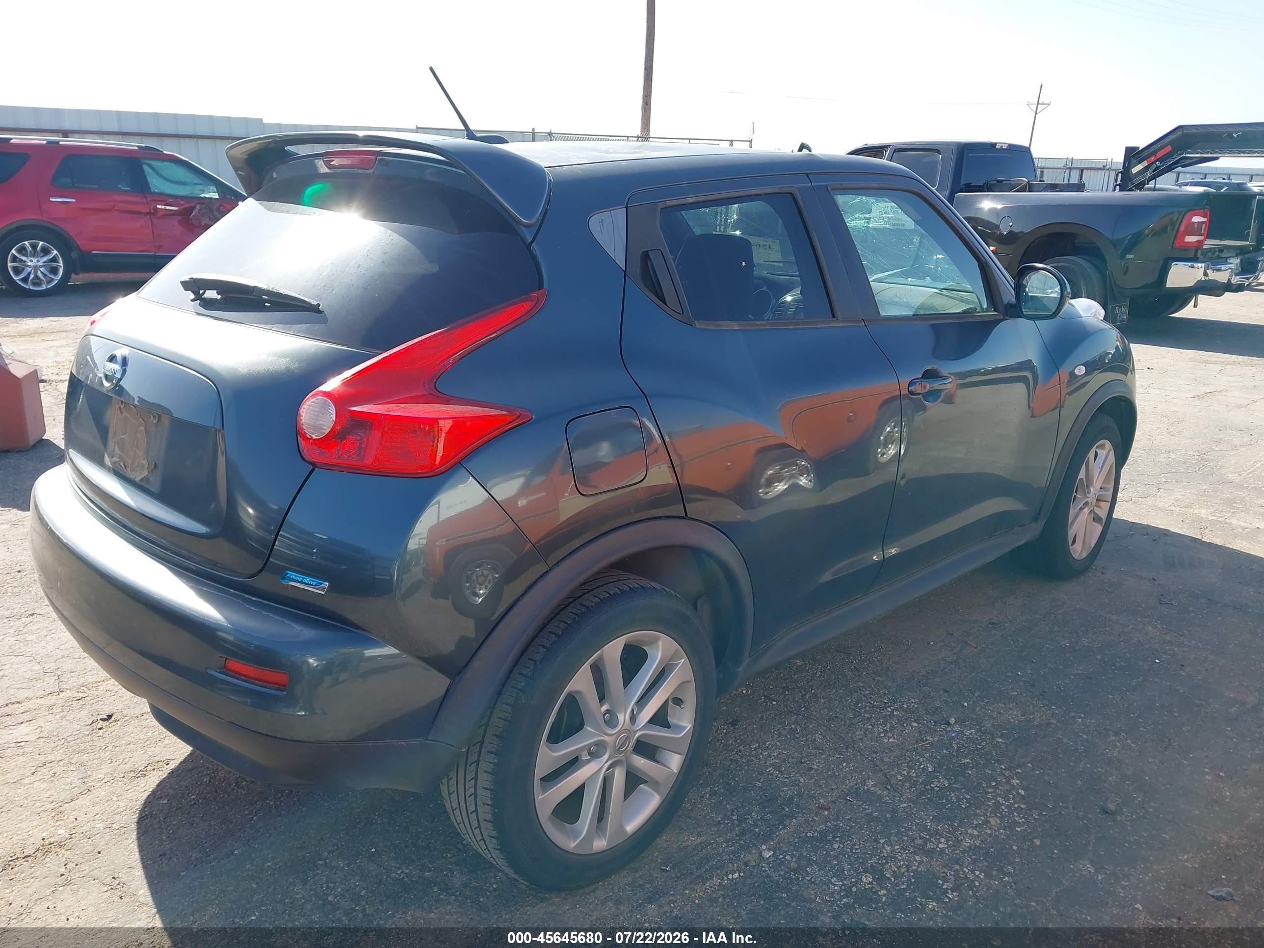 2014 Nissan Juke Sl Blue vin: JN8AF5MR8ET358966