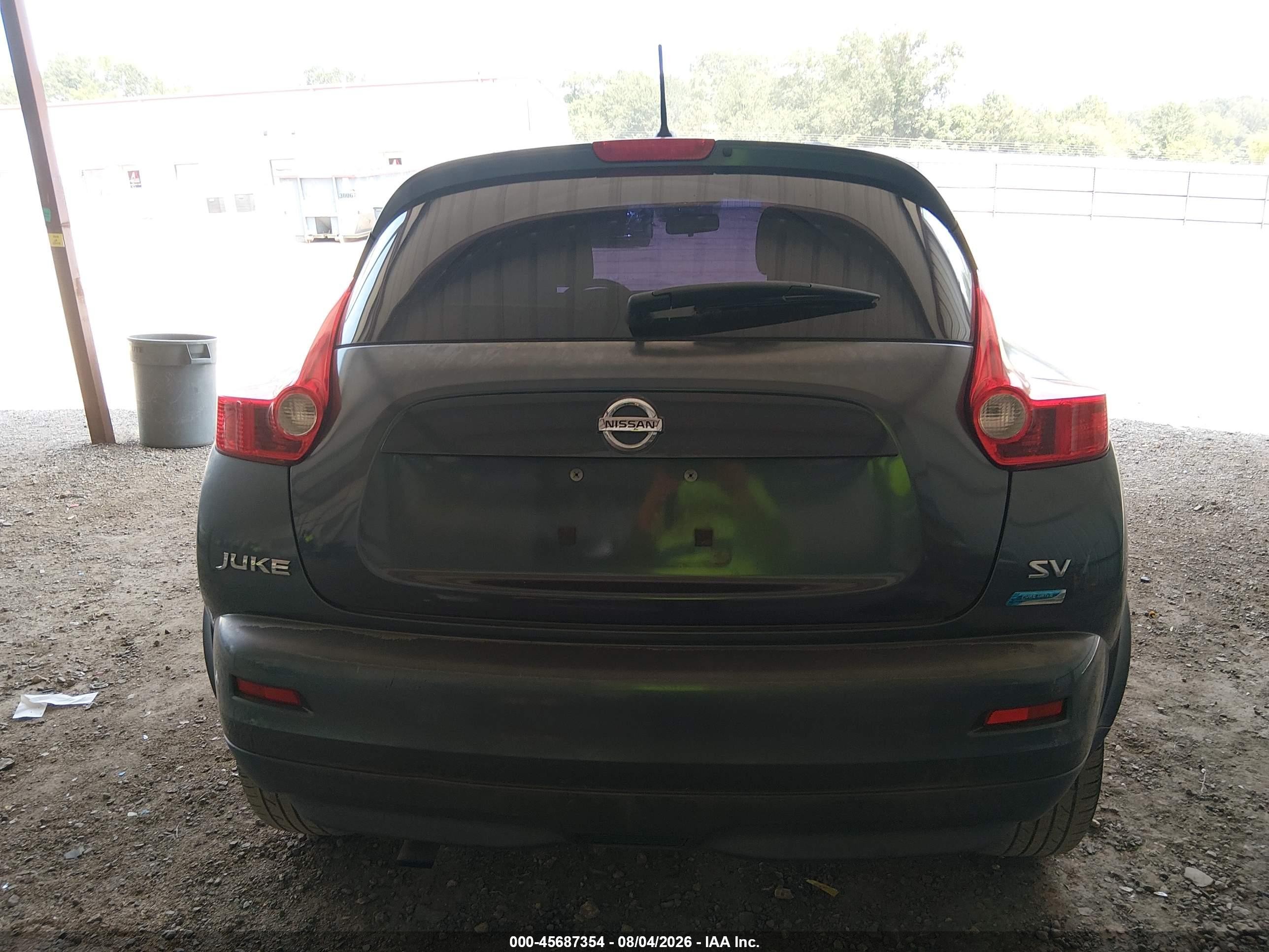 2014 Nissan Juke Sv Teal vin: JN8AF5MR8ET360247