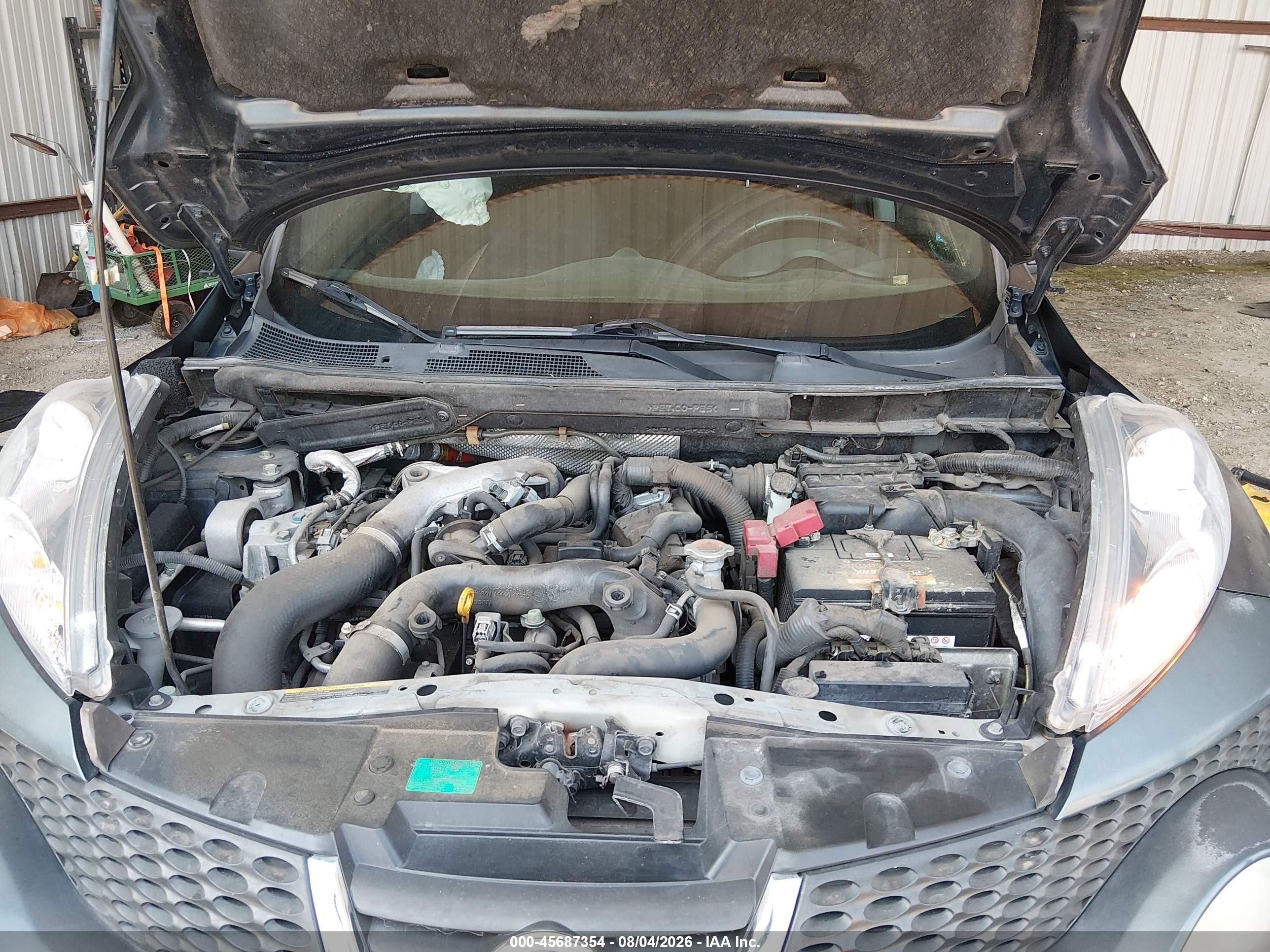 2014 Nissan Juke Sv Teal vin: JN8AF5MR8ET360247