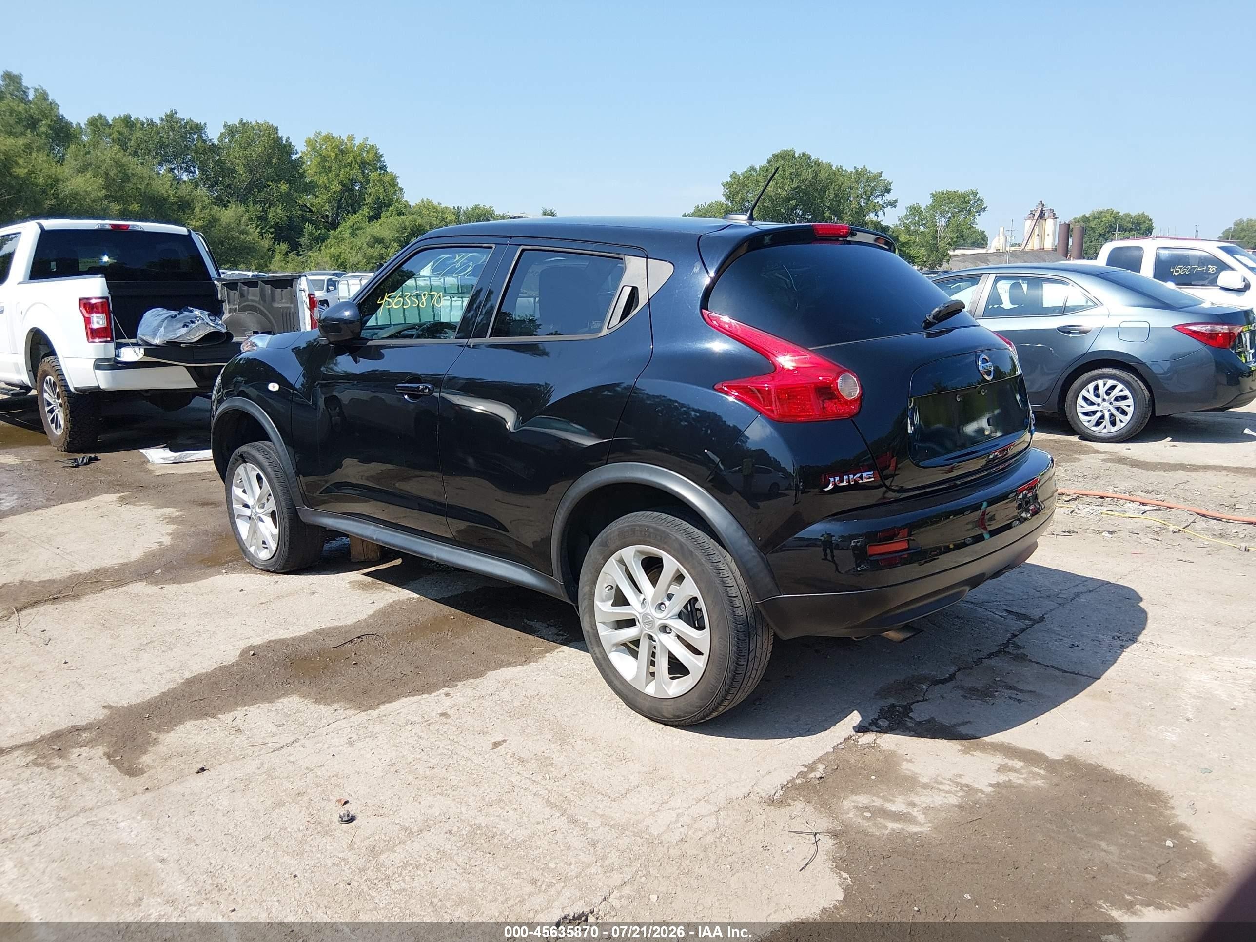 2014 Nissan Juke Sv Black vin: JN8AF5MR8ET360510