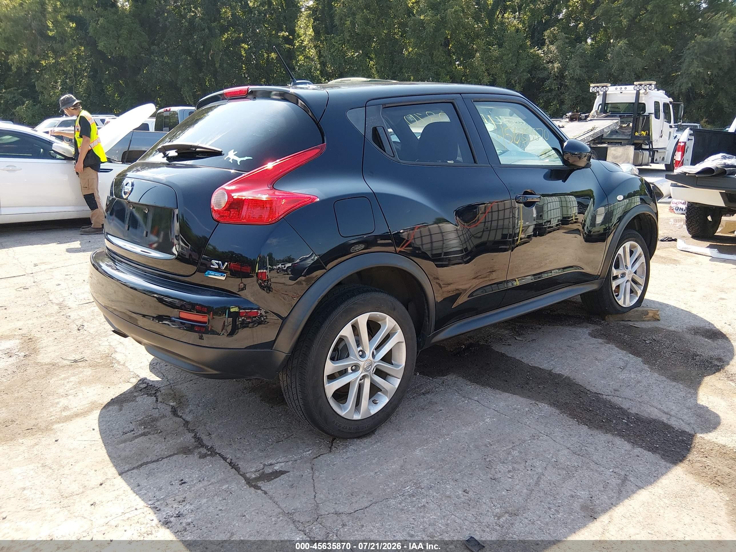 2014 Nissan Juke Sv Black vin: JN8AF5MR8ET360510