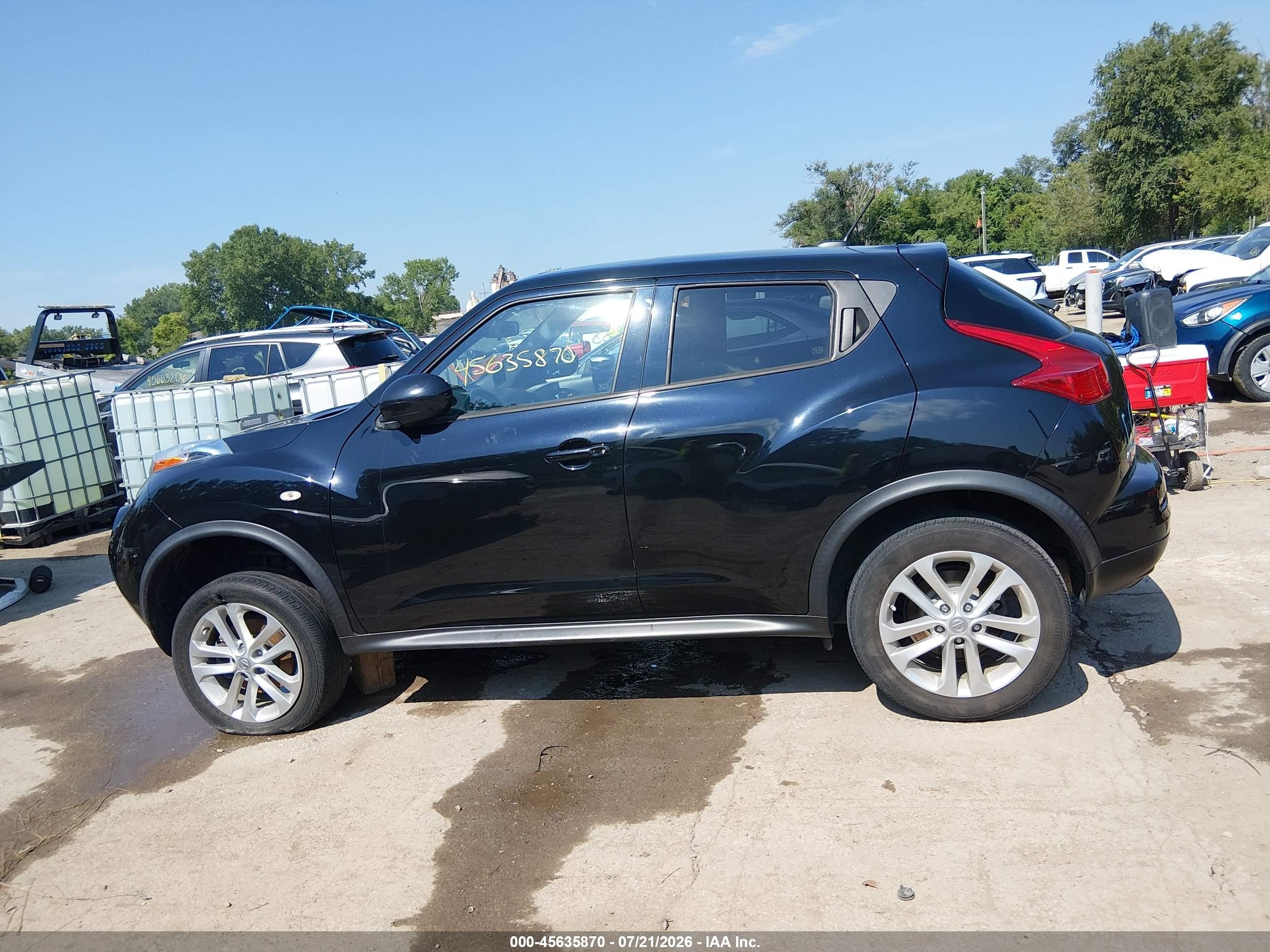 2014 Nissan Juke Sv Black vin: JN8AF5MR8ET360510