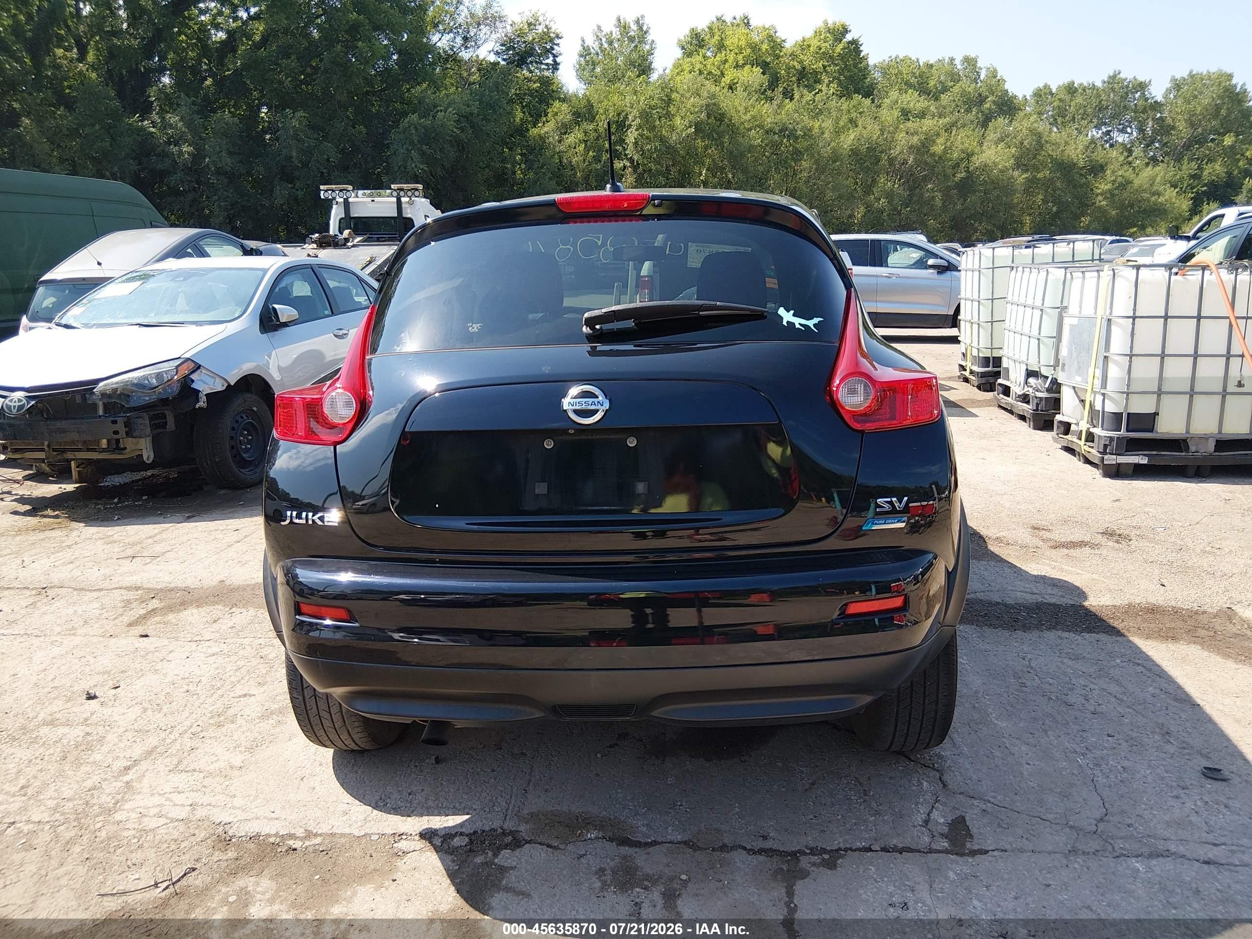 2014 Nissan Juke Sv Black vin: JN8AF5MR8ET360510