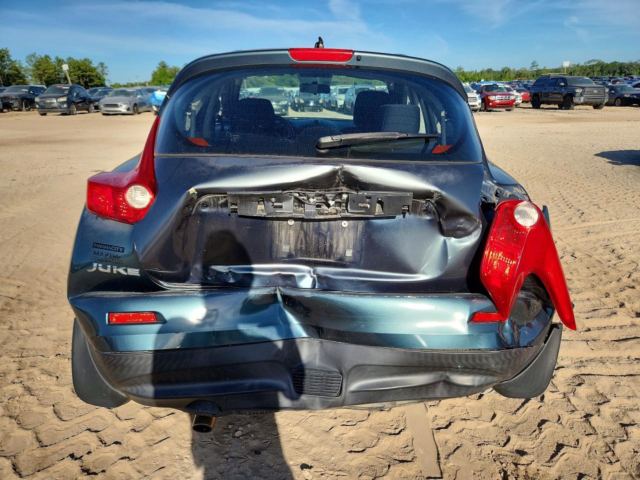 2014 Nissan Juke S Teal vin: JN8AF5MR8ET451776