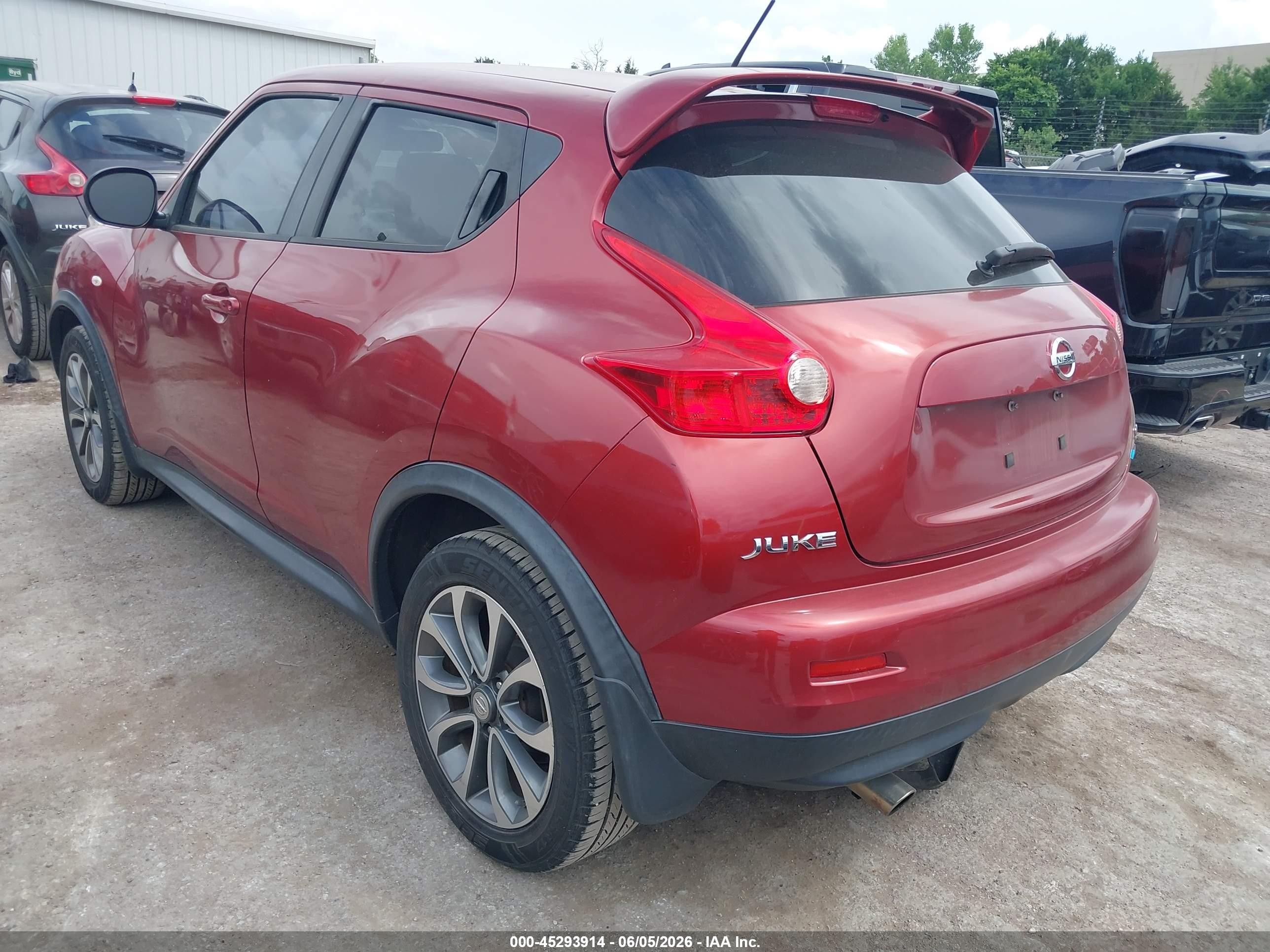 2014 Nissan Juke Sv Красный vin: JN8AF5MR8ET452491