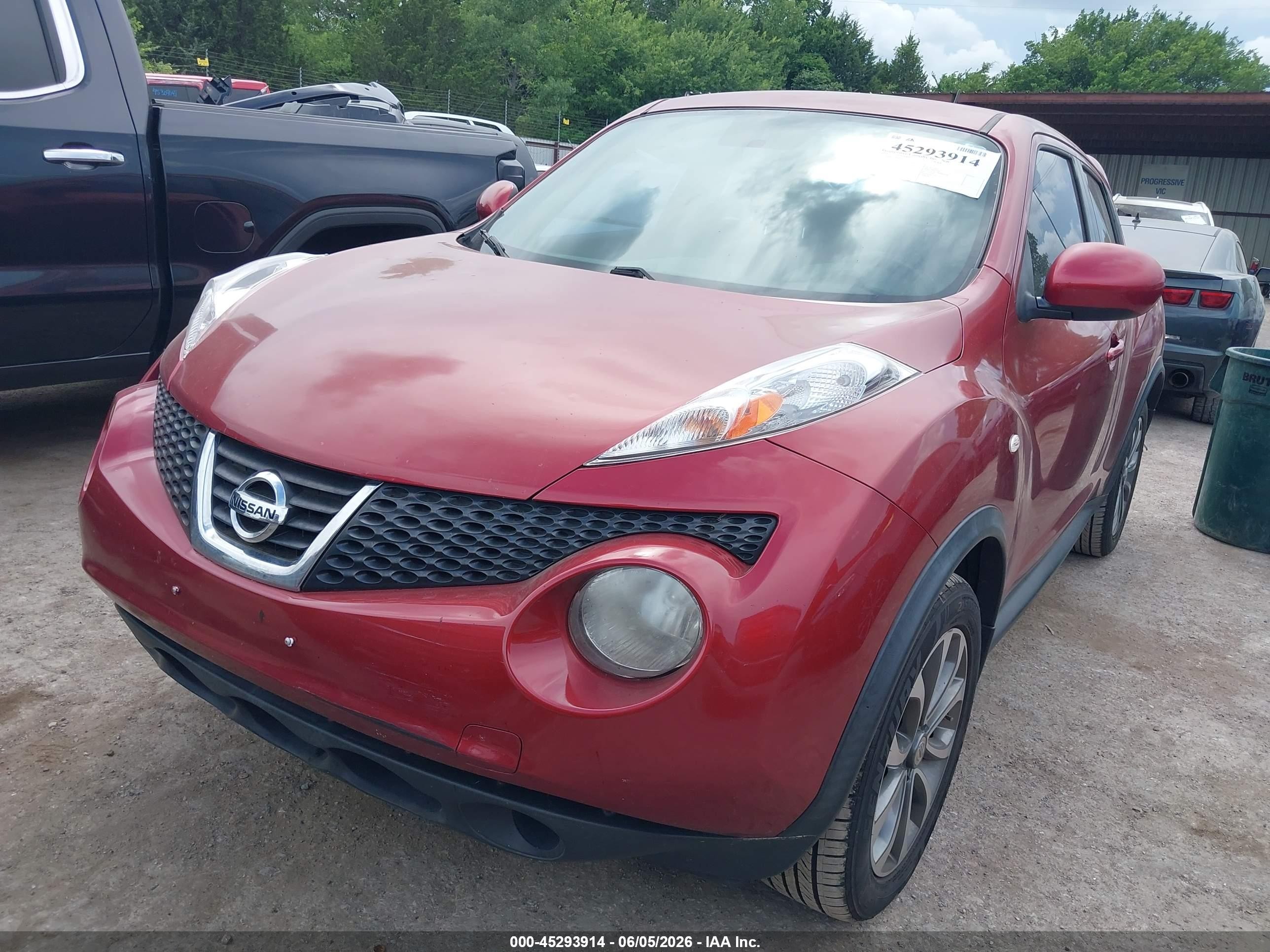 2014 Nissan Juke Sv Красный vin: JN8AF5MR8ET452491