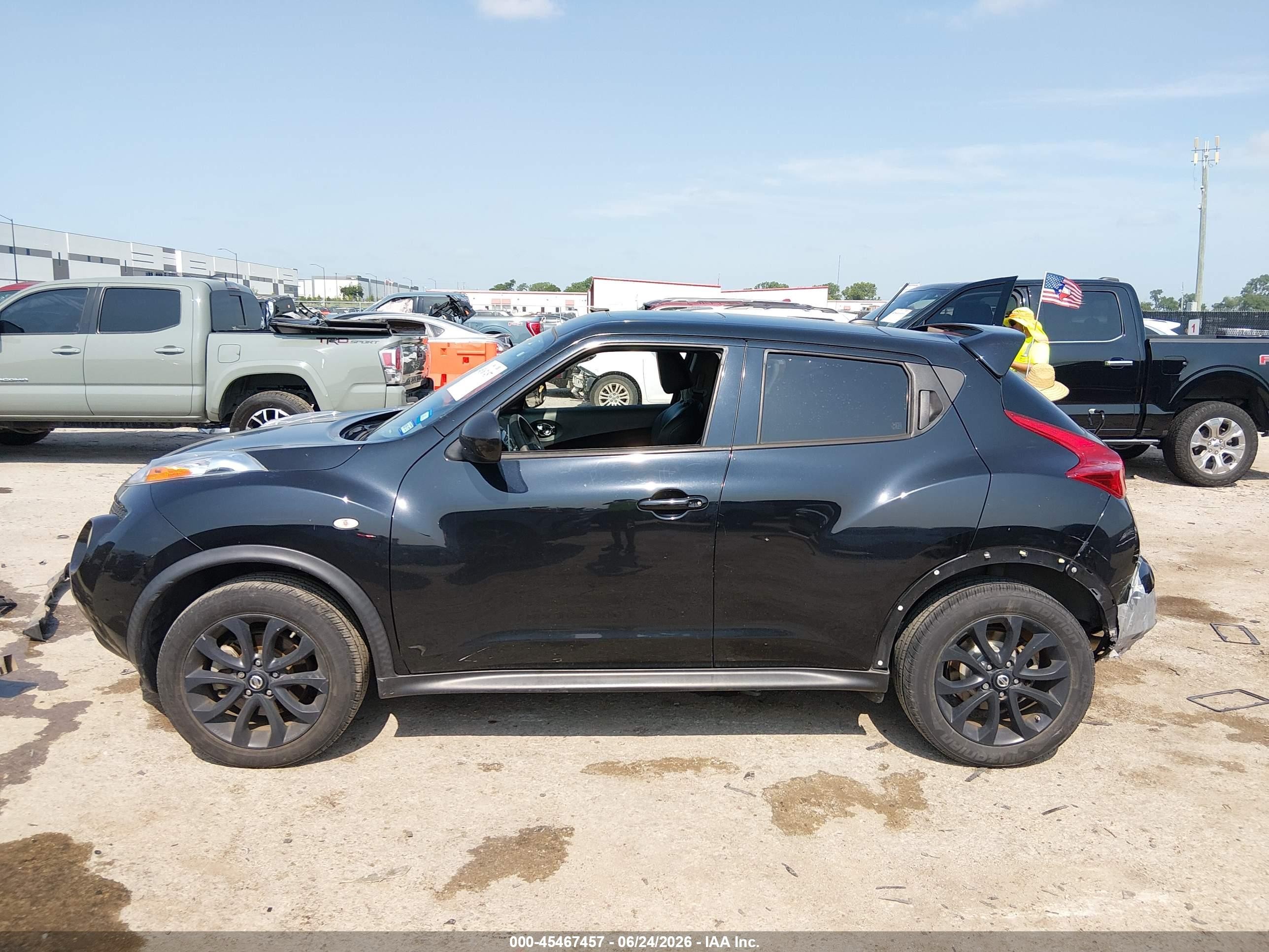 2014 Nissan Juke Sl Black vin: JN8AF5MR8ET454595