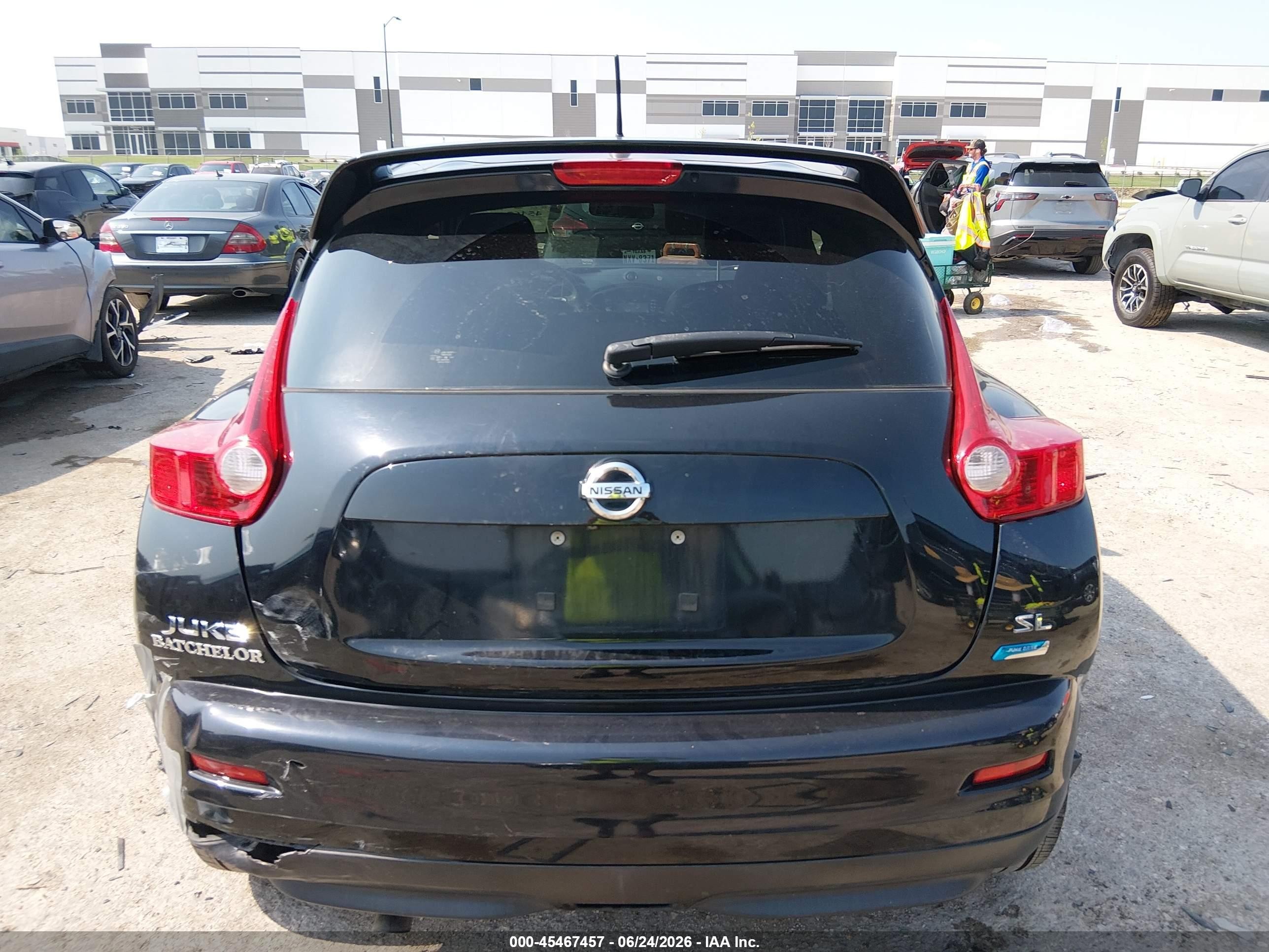 2014 Nissan Juke Sl Black vin: JN8AF5MR8ET454595