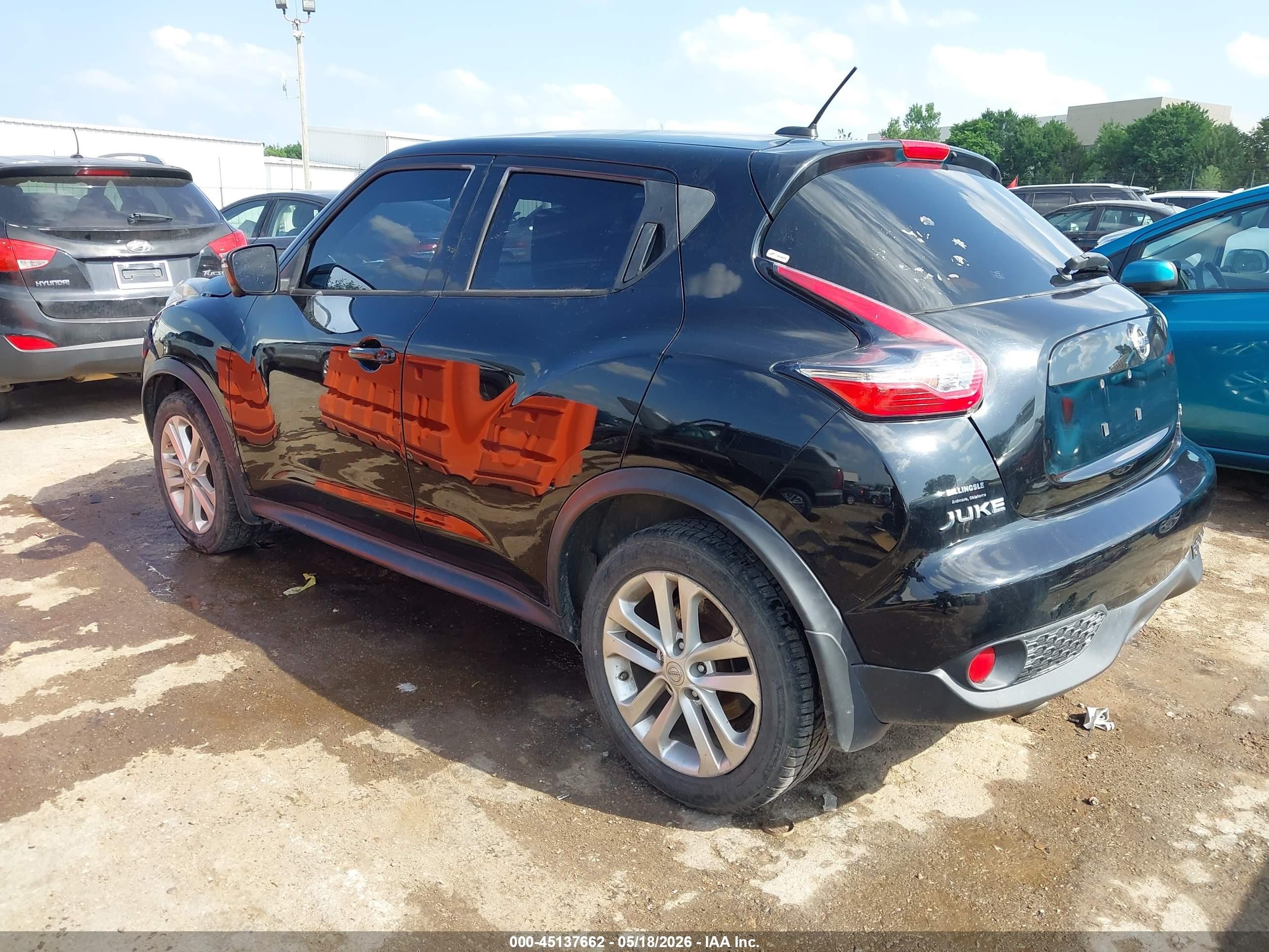 2015 Nissan Juke Sl Black vin: JN8AF5MR8FT504137