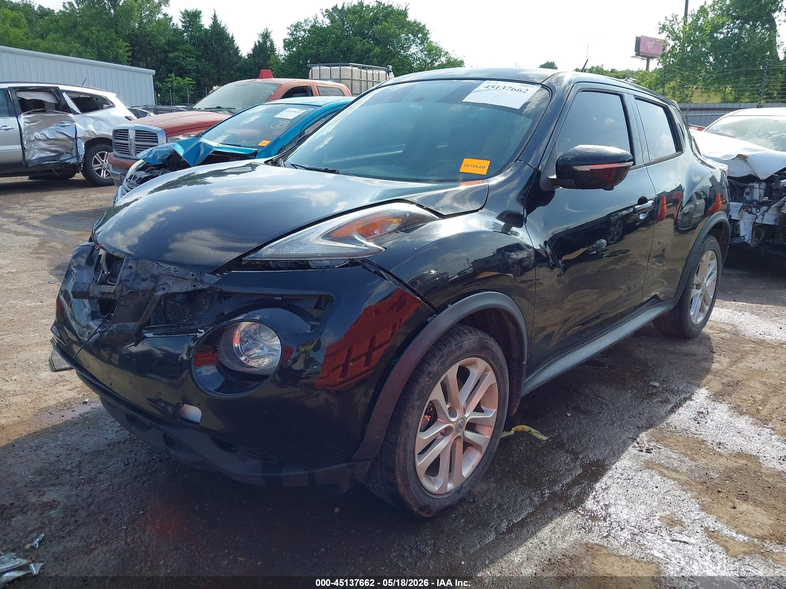 2015 Nissan Juke Sl Black vin: JN8AF5MR8FT504137