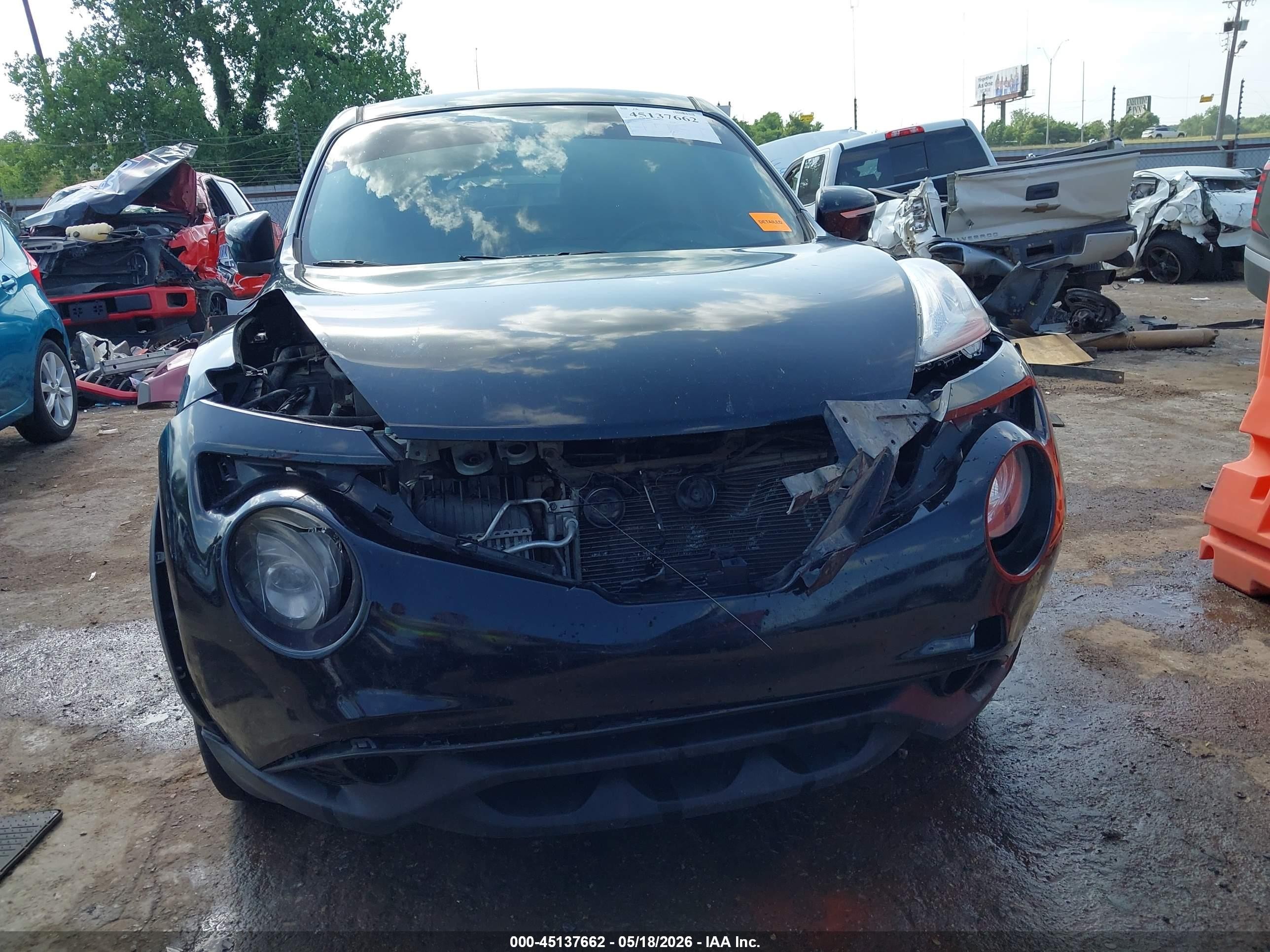 2015 Nissan Juke Sl Black vin: JN8AF5MR8FT504137