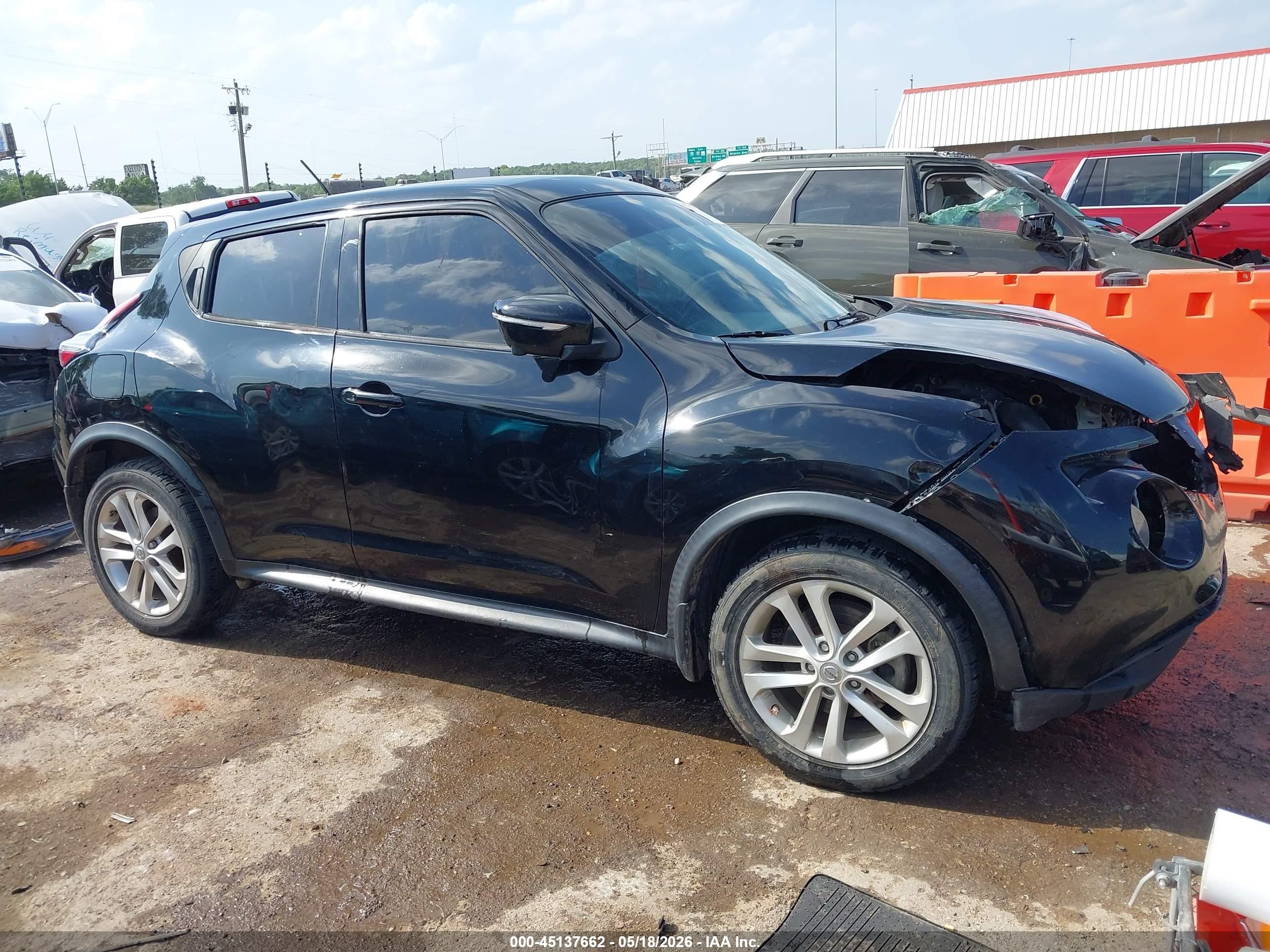 2015 Nissan Juke Sl Black vin: JN8AF5MR8FT504137