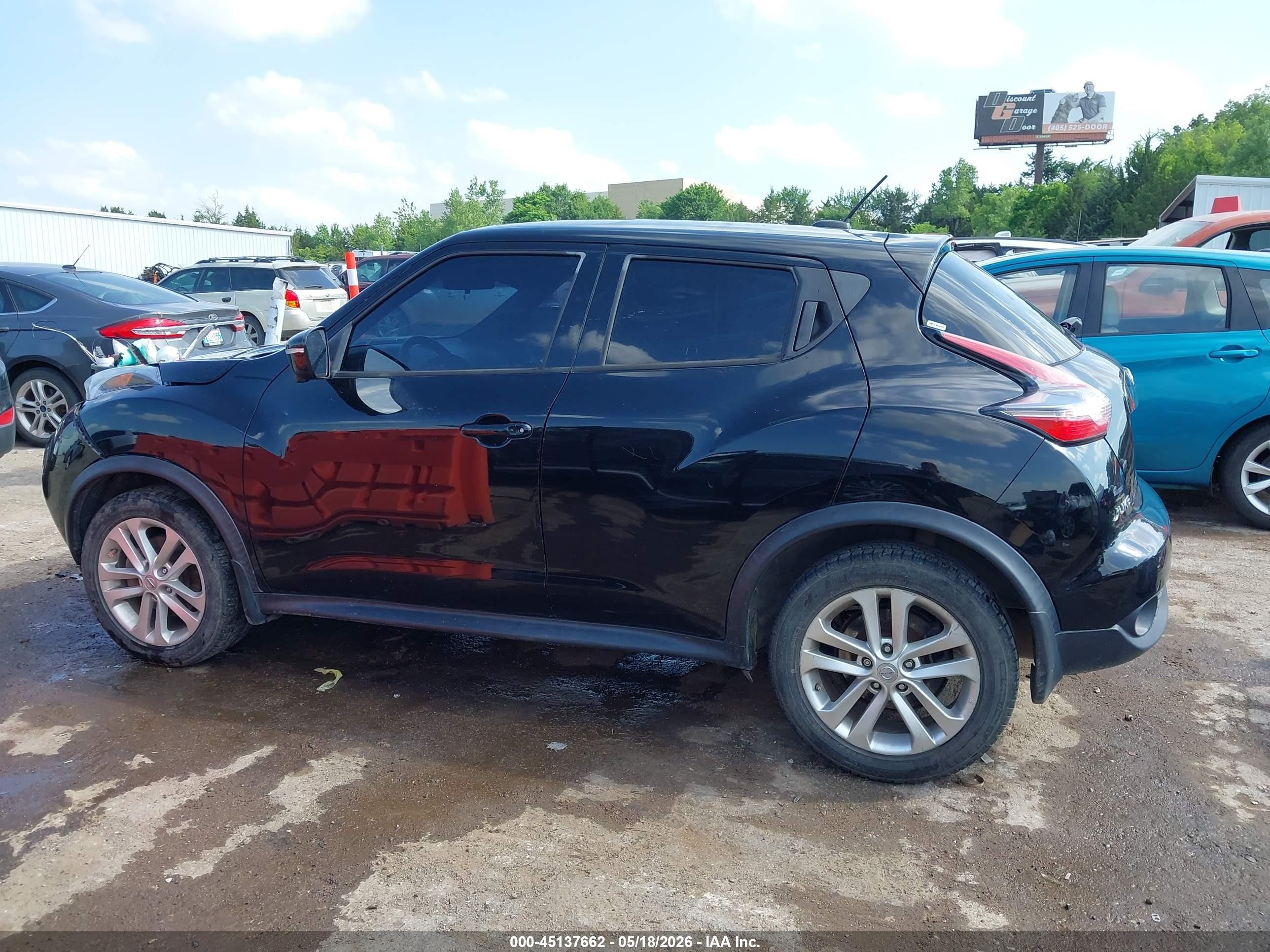 2015 Nissan Juke Sl Black vin: JN8AF5MR8FT504137