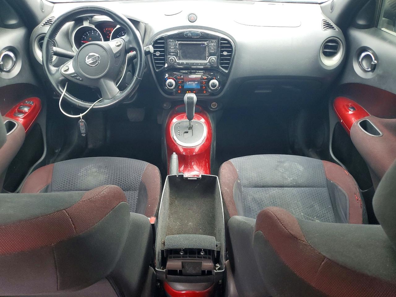 2015 Nissan Juke Sv White vin: JN8AF5MR8FT506096