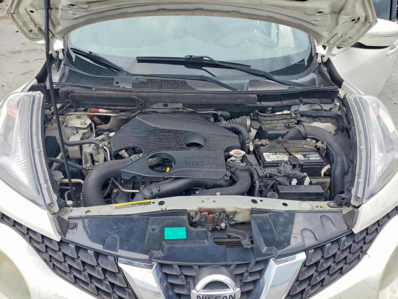 2015 Nissan Juke Sv White vin: JN8AF5MR8FT506096