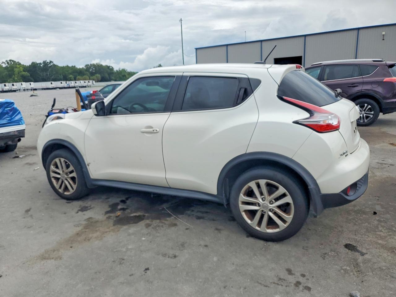 2015 Nissan Juke Sv White vin: JN8AF5MR8FT506096