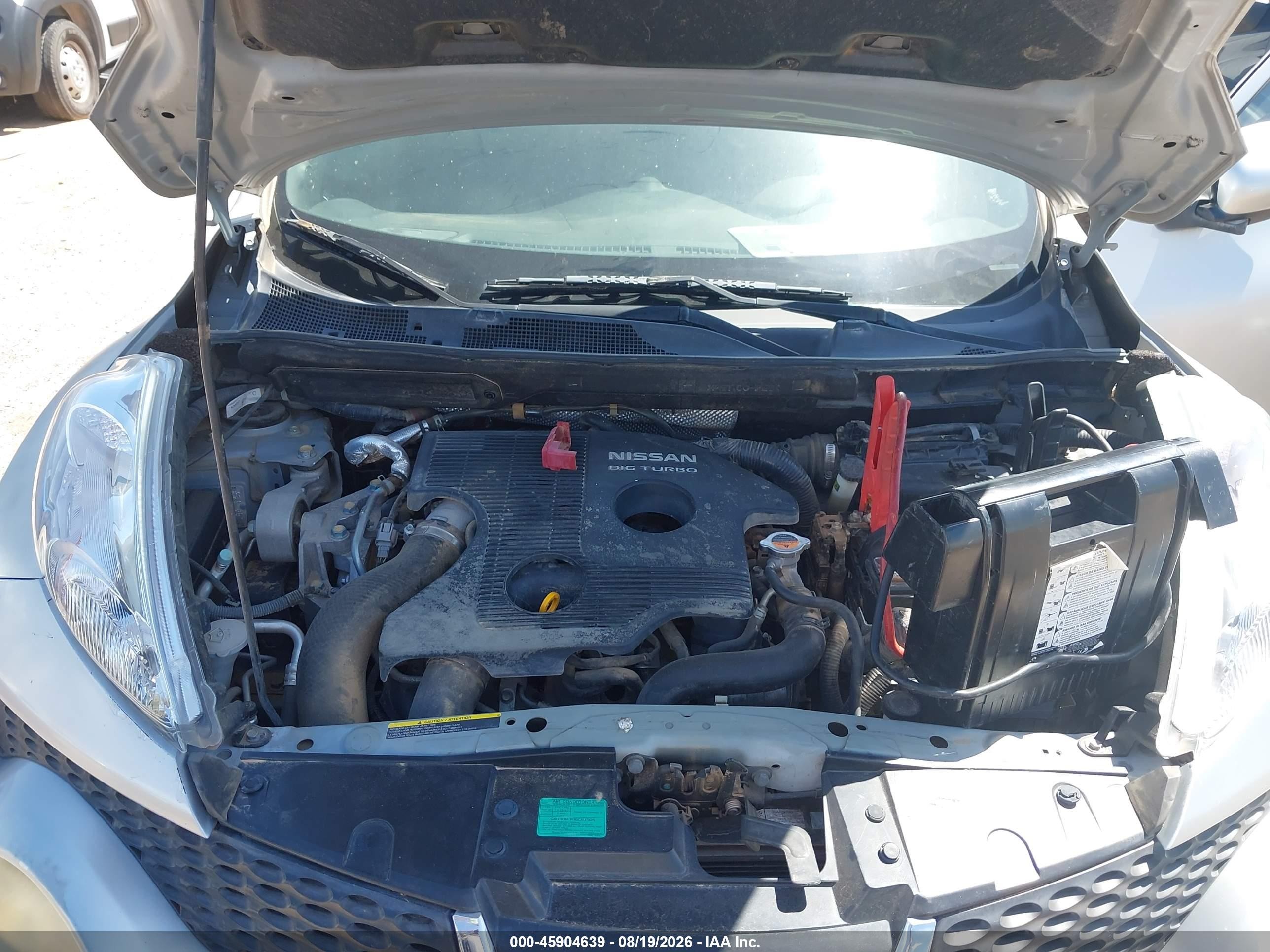 2011 Nissan Juke Sv Silver vin: JN8AF5MR9BT012503